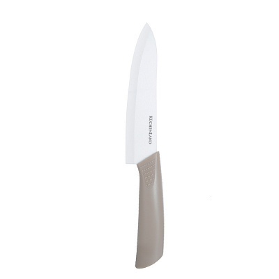 Нож для нарезки, 15 см, керамика/пластик, коричневый, Regular