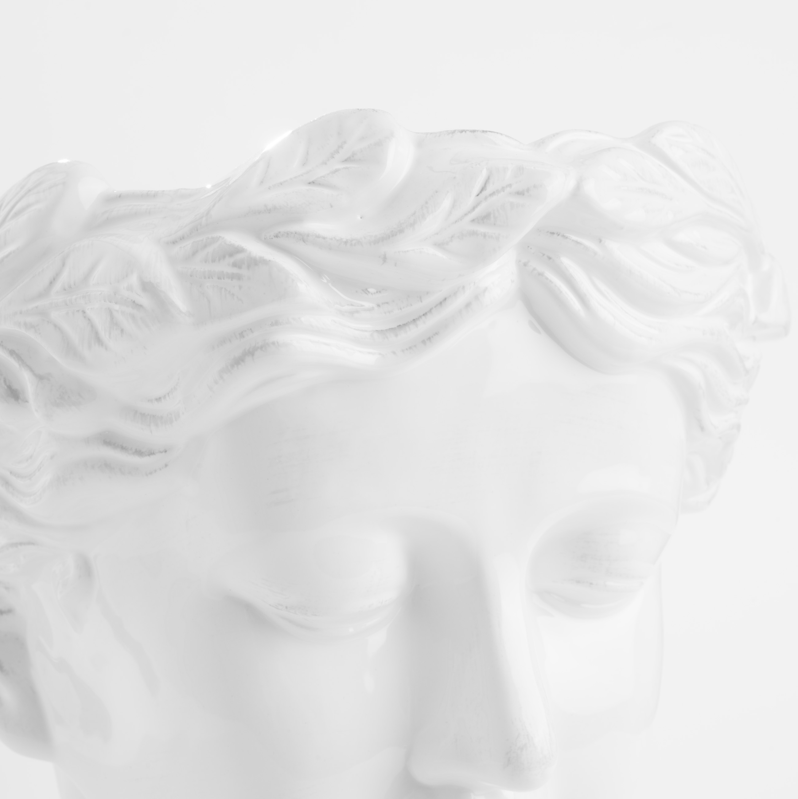 Ваза для цветов, 29 см, декоративная, керамика, белая, Афродита, Olympus изображение № 5