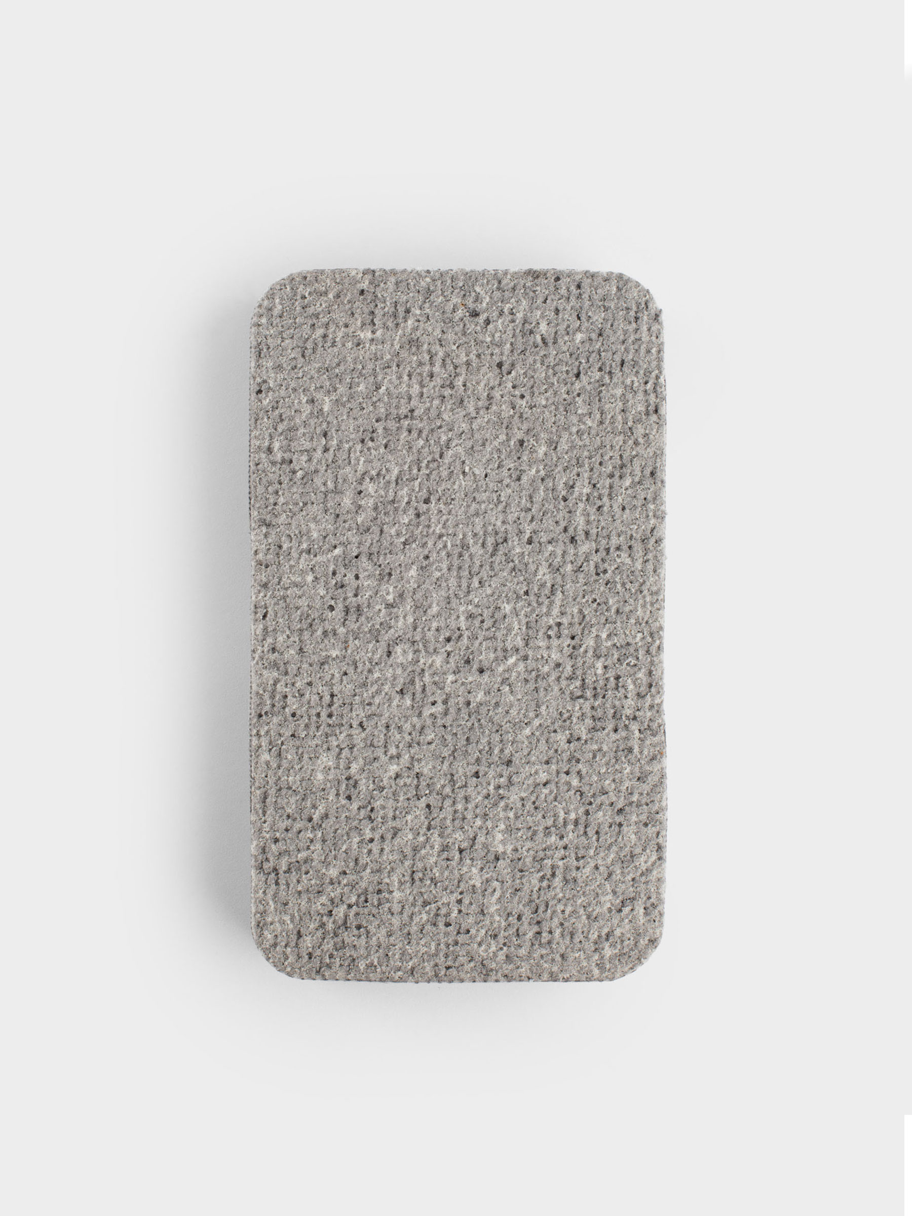 Губка-салфетка для уборки, многослойная, 12x7 см, микрофибра, серая, Clean, image-0