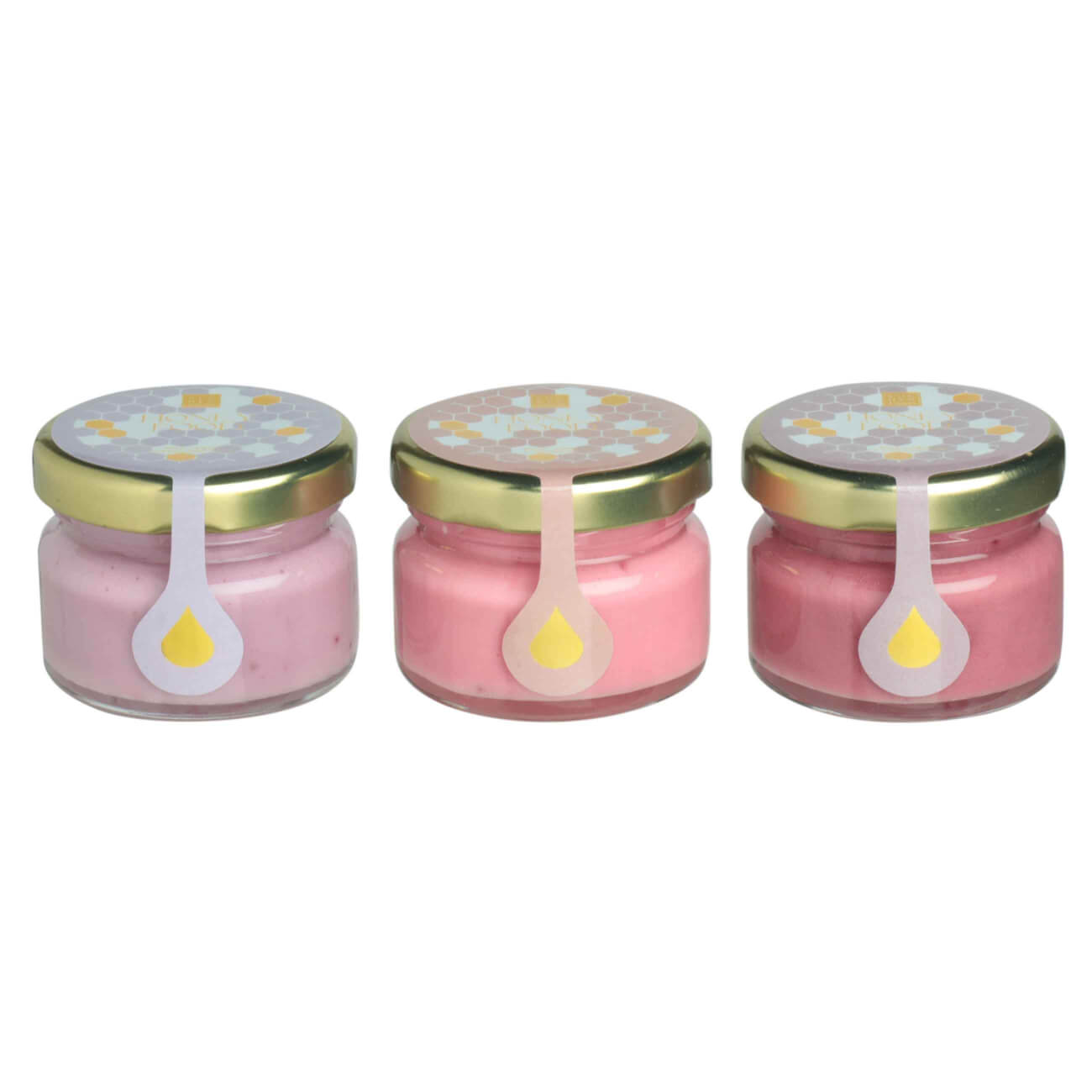 

Набор меда-суфле, 3 шт, 90 гр, черничный пунш/малина/смородина, Honey food