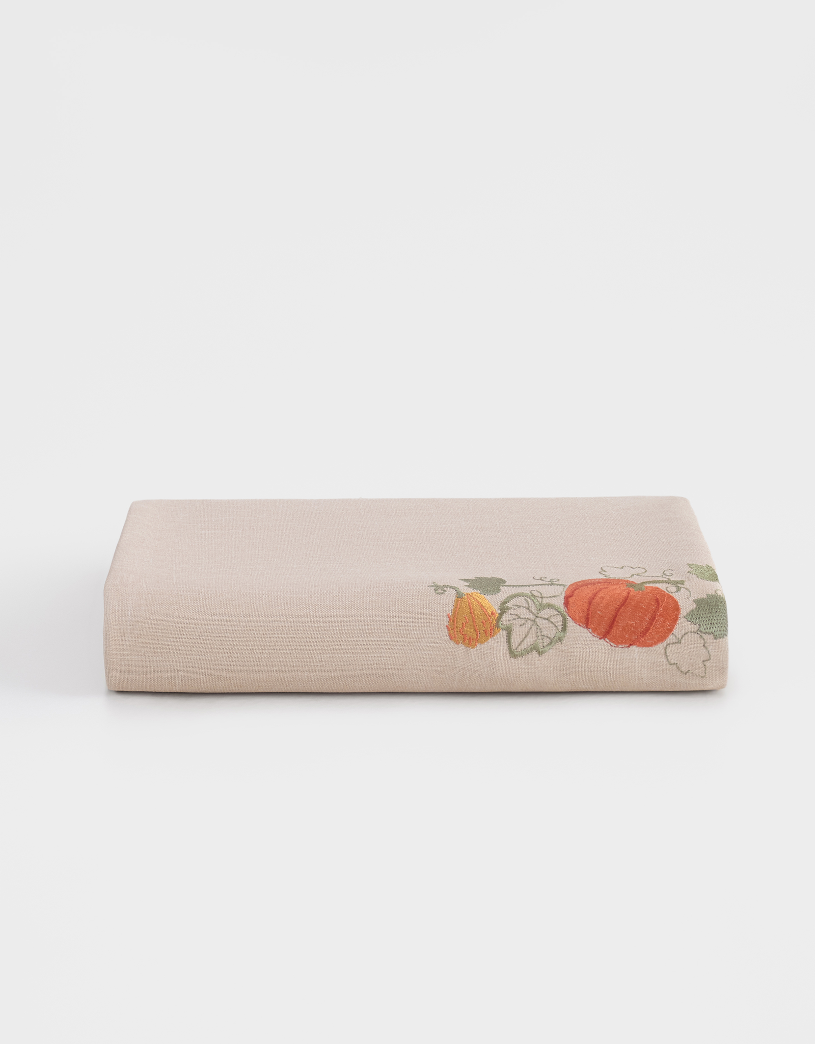 Скатерть, 170х250 см, полиэстер, бежевая, Тыквы, Colorful gourds, image-0