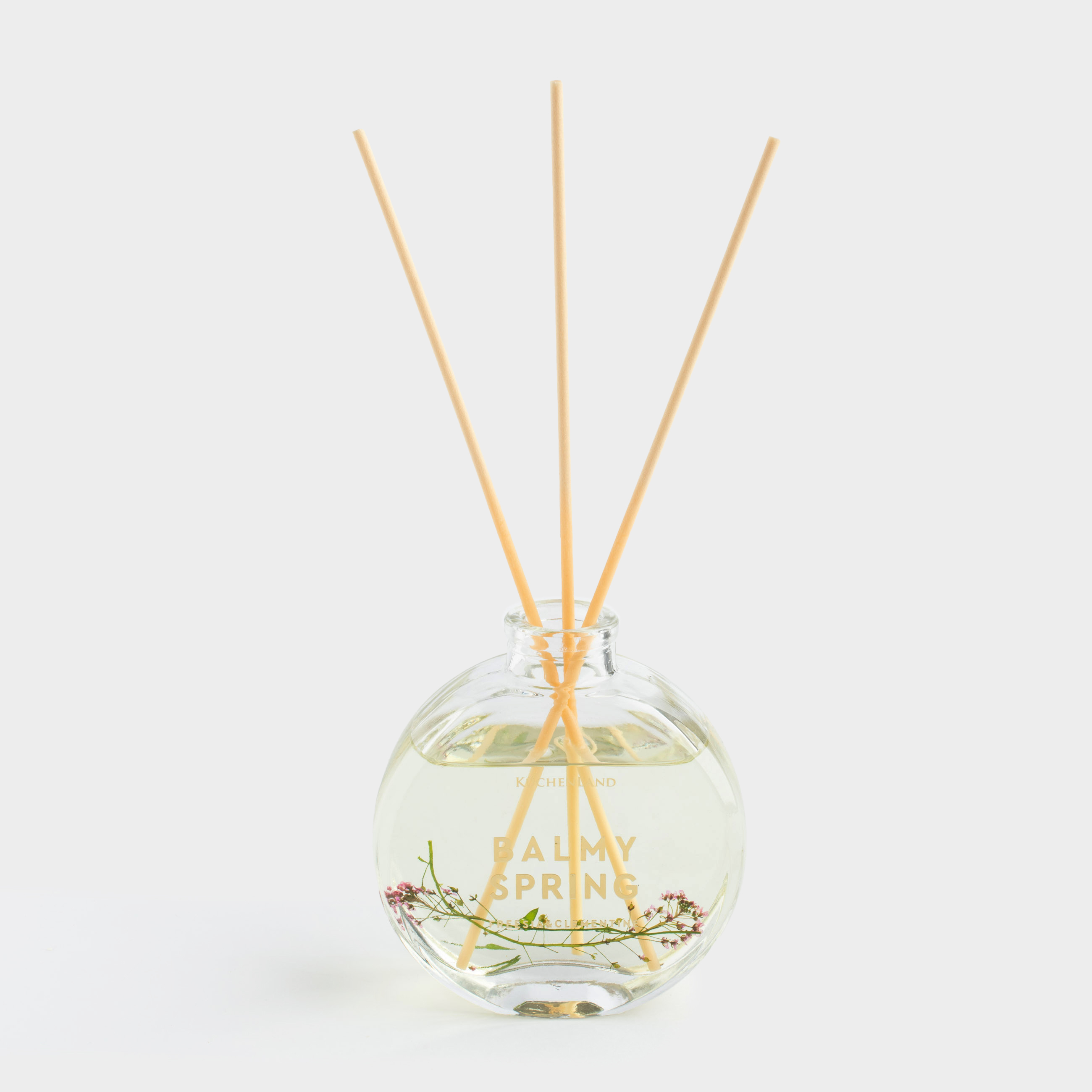 Ароматический диффузор, 120 мл, с сухоцветами, Freesia&Clementine, Balmy spring, image-0