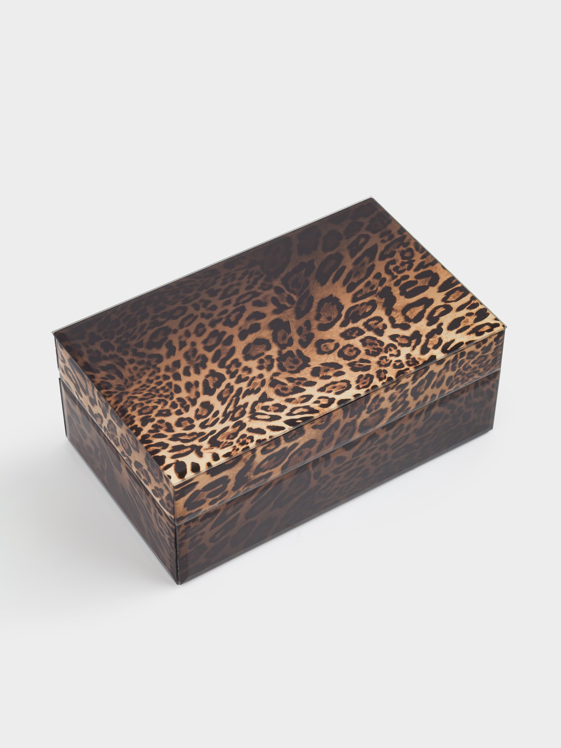 Шкатулка для украшений, 21х13 см, стекло, Леопард, Leopard, image-3