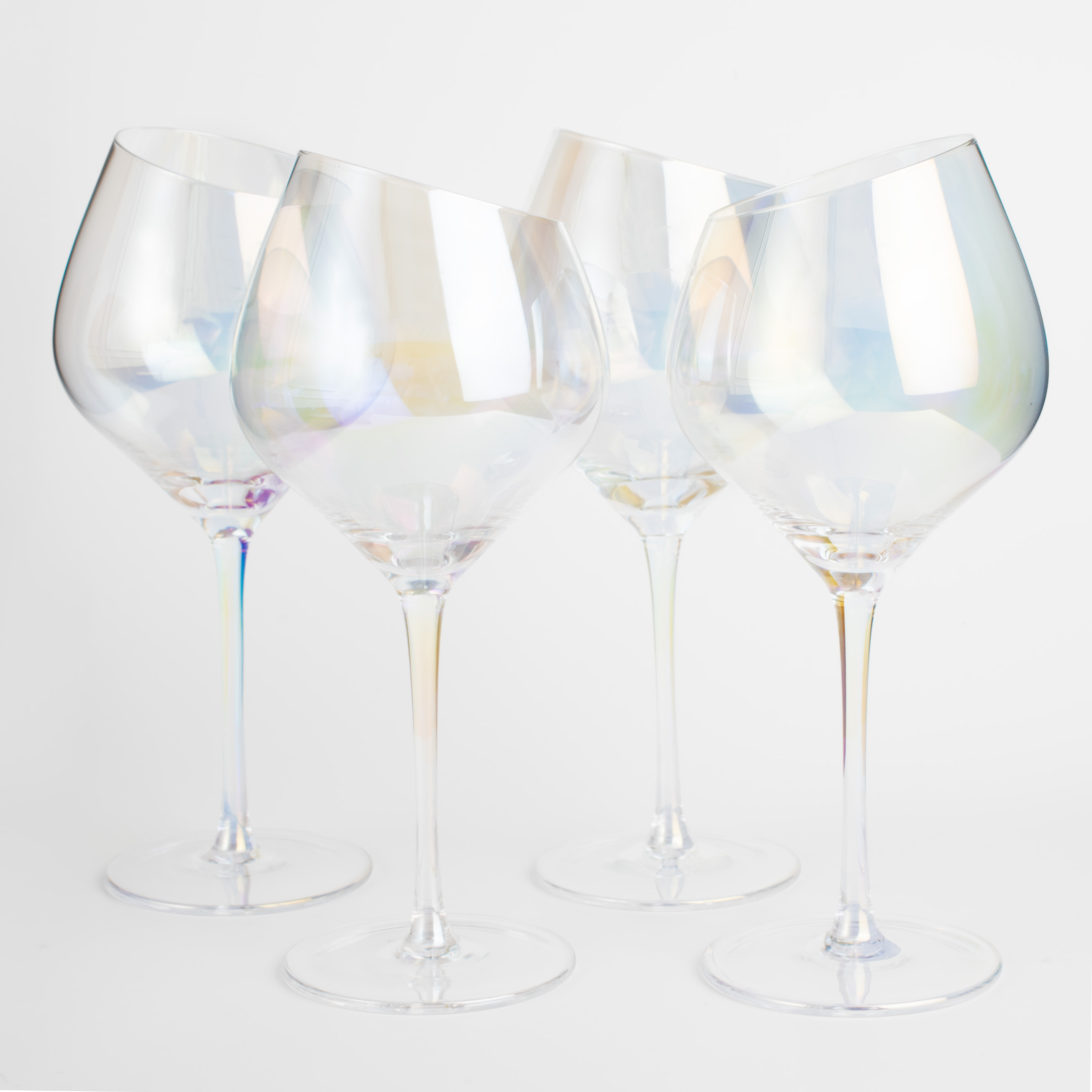 Бокал для красного вина, 560 мл, 4 шт, стекло, перламутр, Charm L polar изображение № 5