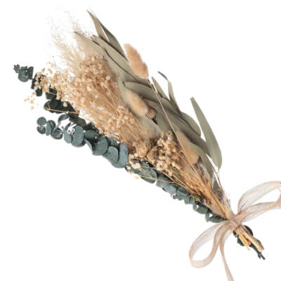 Букет декоративный, 42 см, сухоцветы, Полевой букет с королевской протеей, Dried flower