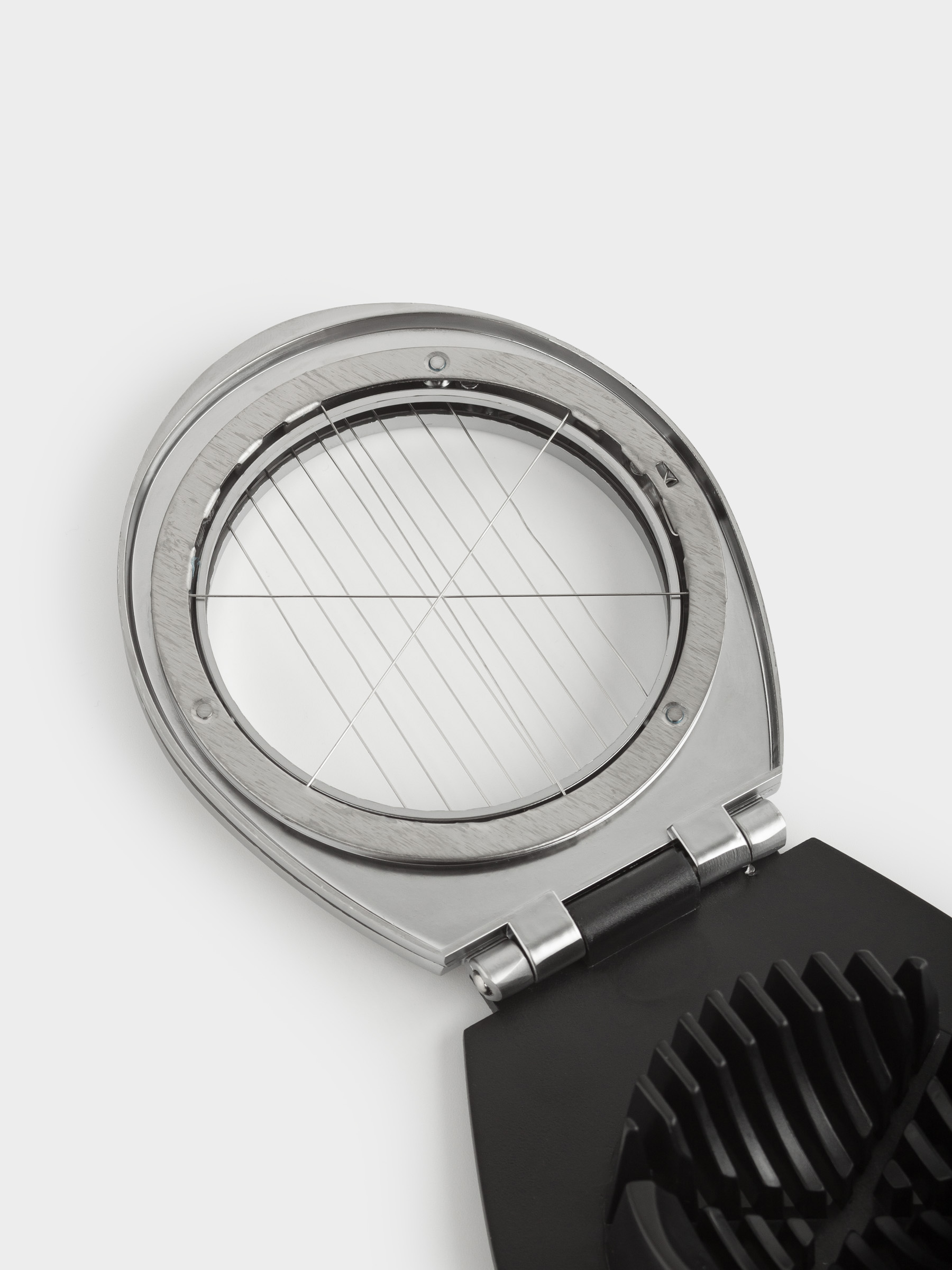 Яйцерезка, 11 см, 2 в 1, металл/пластик, серебристо-черная, Start, image-2