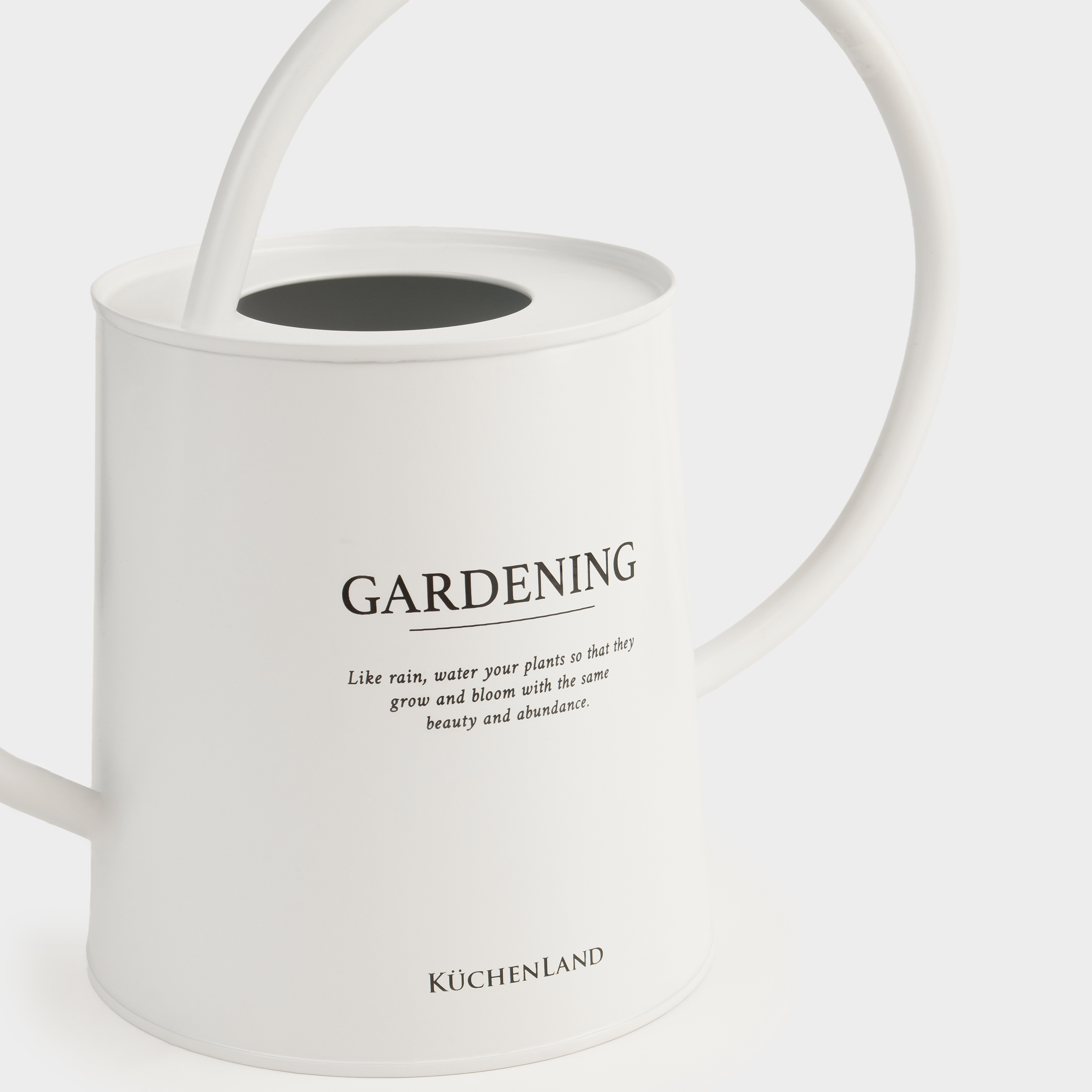 Лейка, 1,8 л, металл, молочная, Gardening