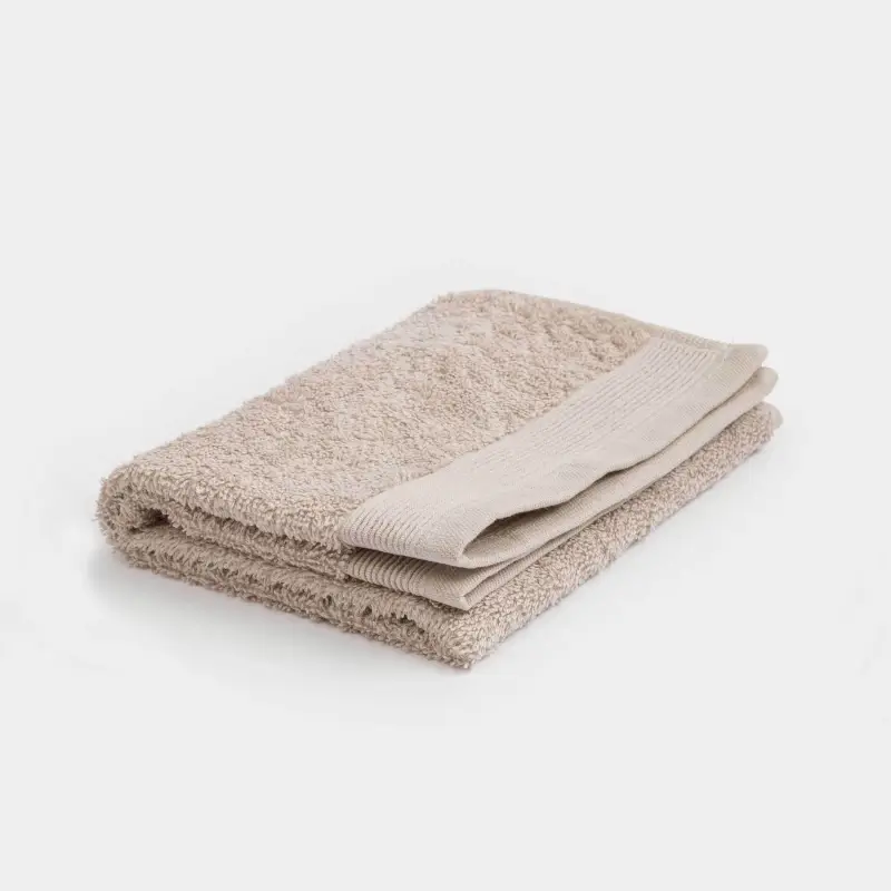 Полотенце, 40х60 см, хлопок, бежевое, Vari cotton ,image-0