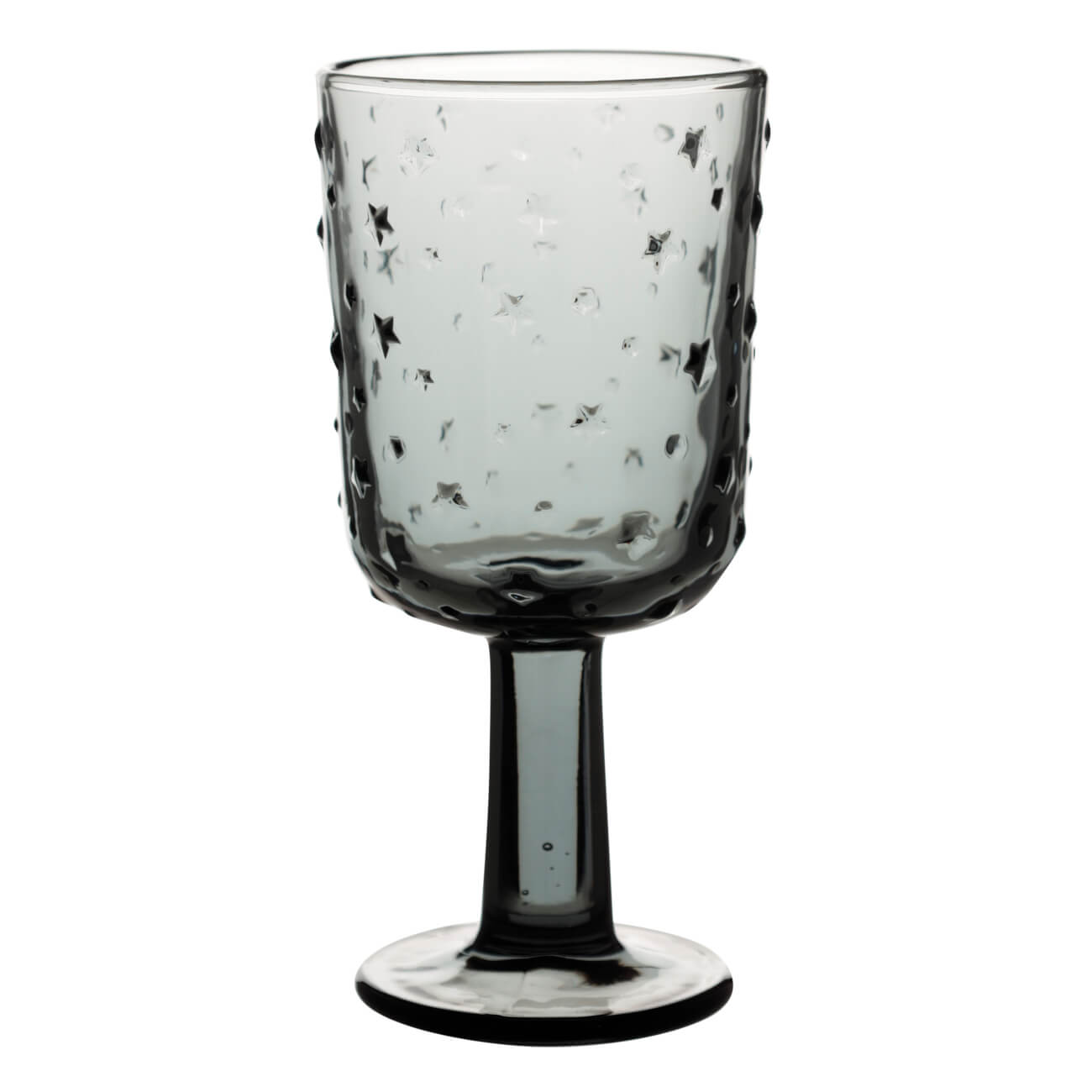 Бокал-кубок для вина, 290 мл, стекло, серый, Starry color изображение № 1
