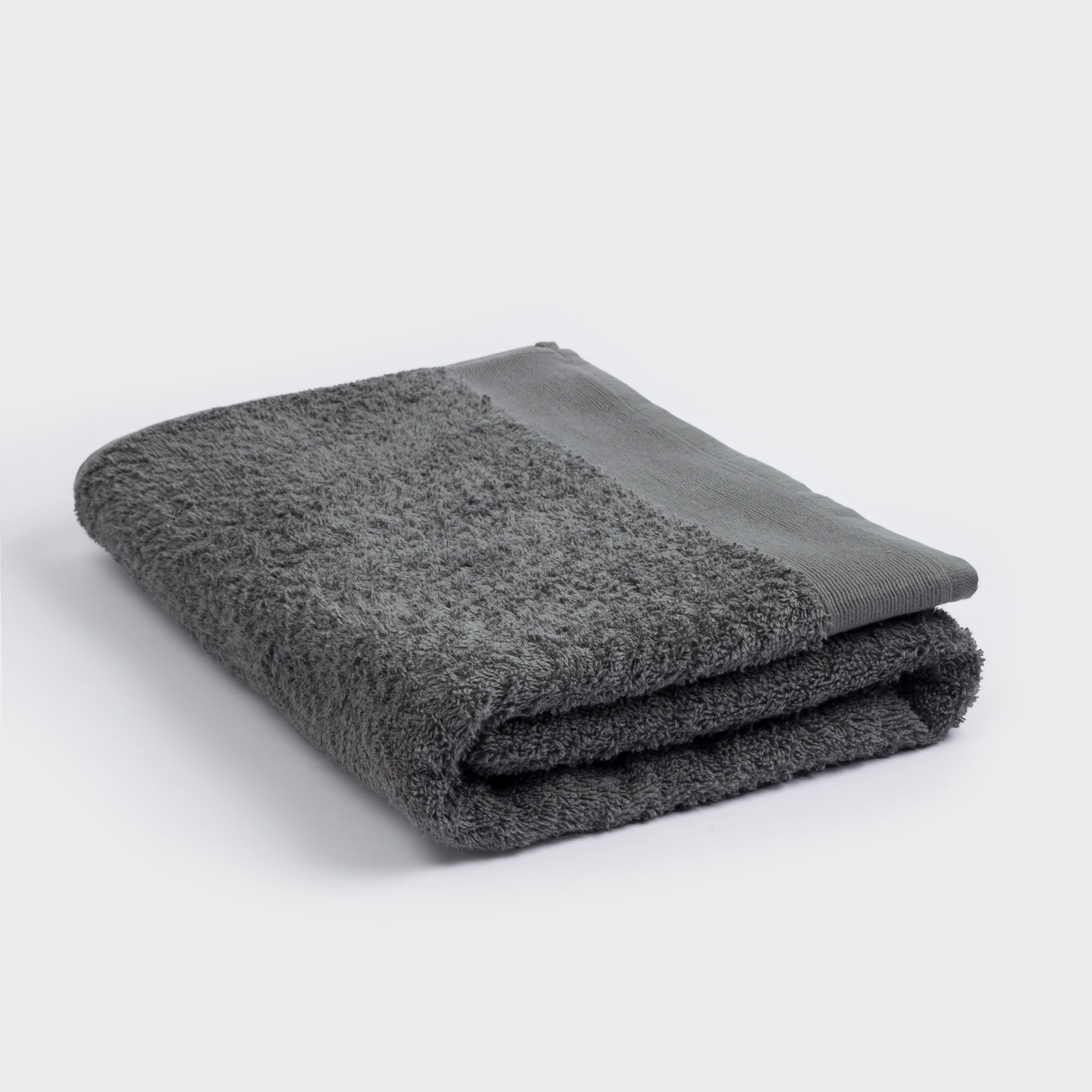 Полотенце, 70х140 см, хлопок, серое, Vari cotton, image-1