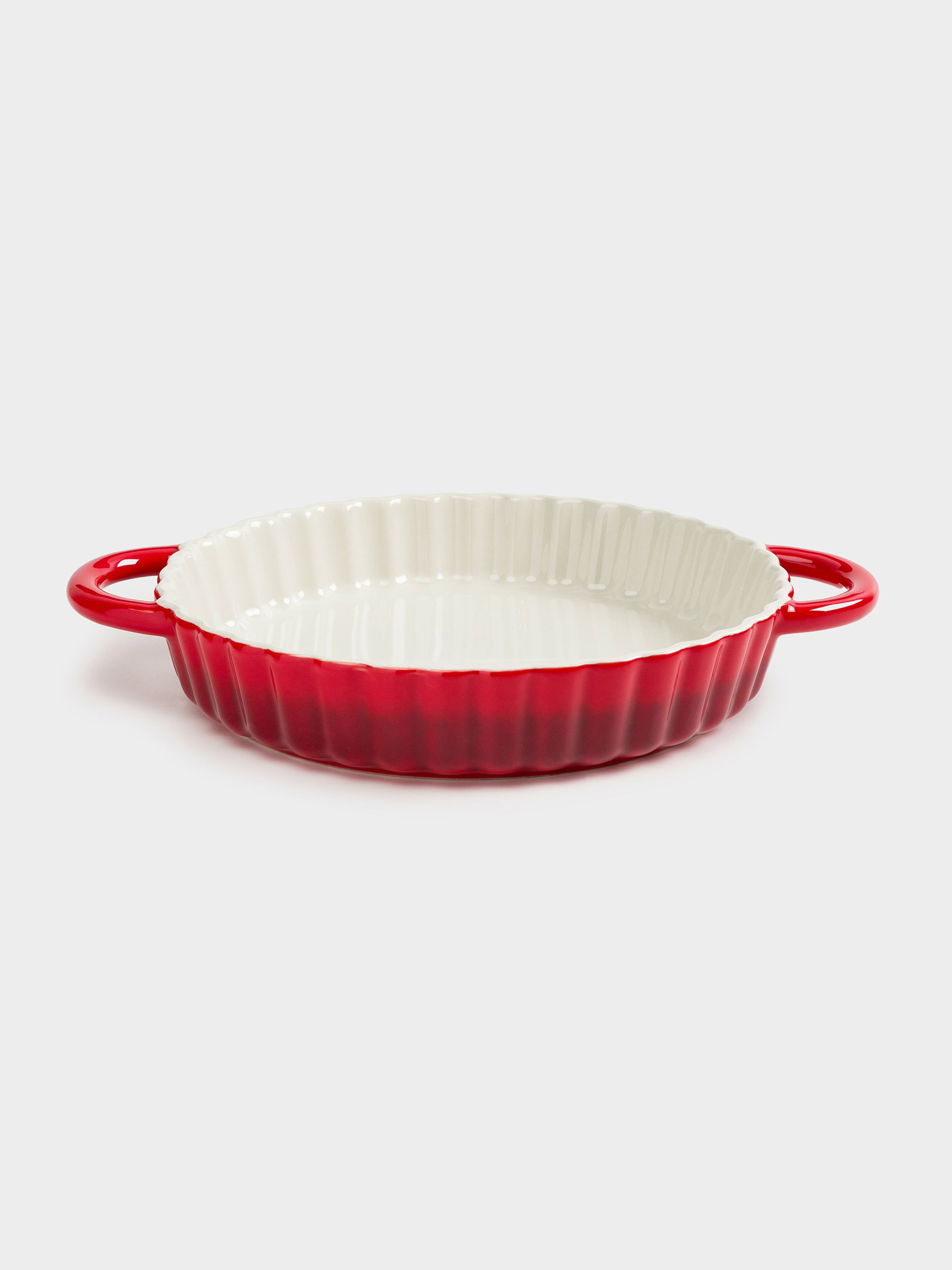 Форма для запекания, 22 см, керамика, круглая, бордовая, Градиент, Cakes gradient, image-3