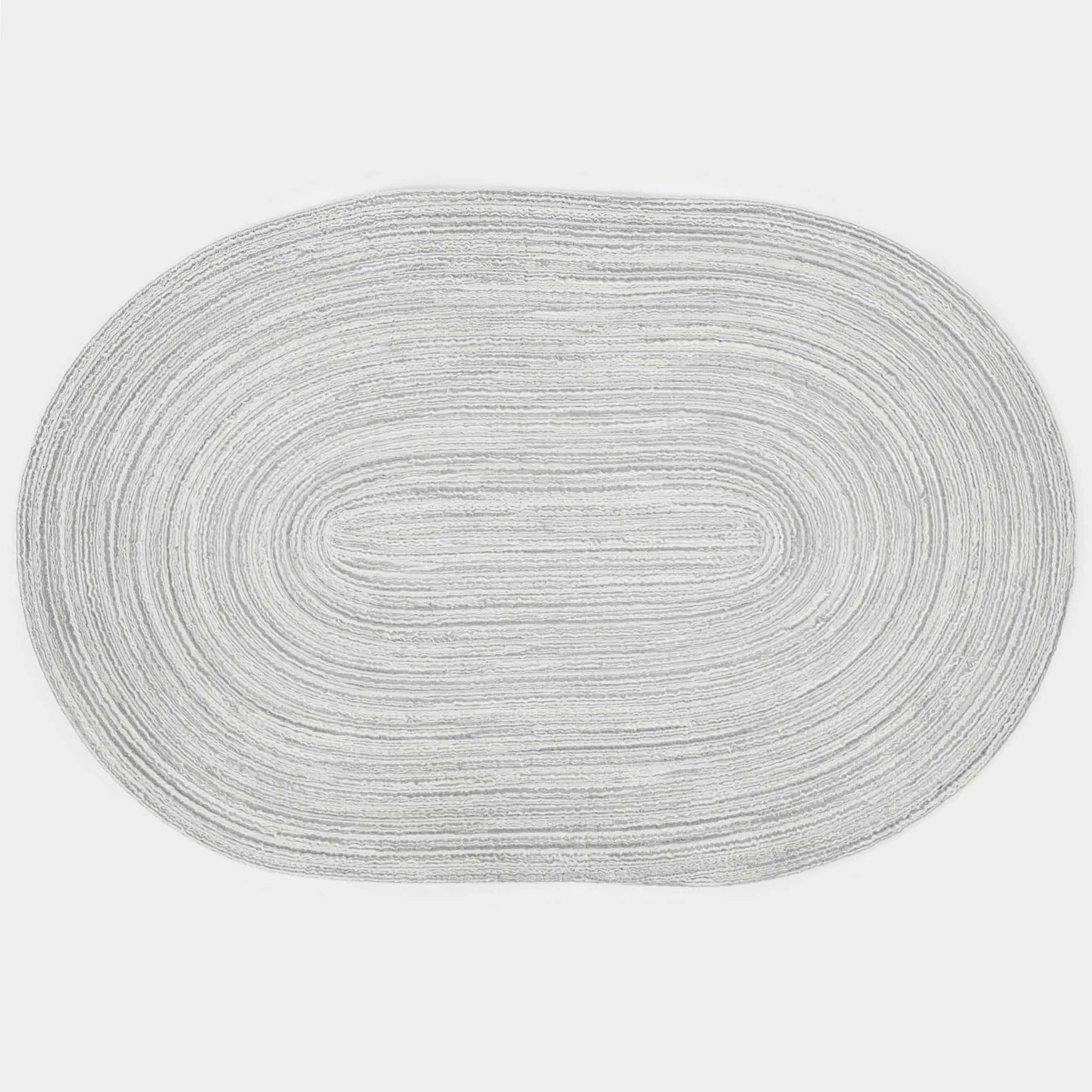 Салфетка под приборы, 30x45 см, полиэстер, овальная, песочно-бежевая, Rotary
