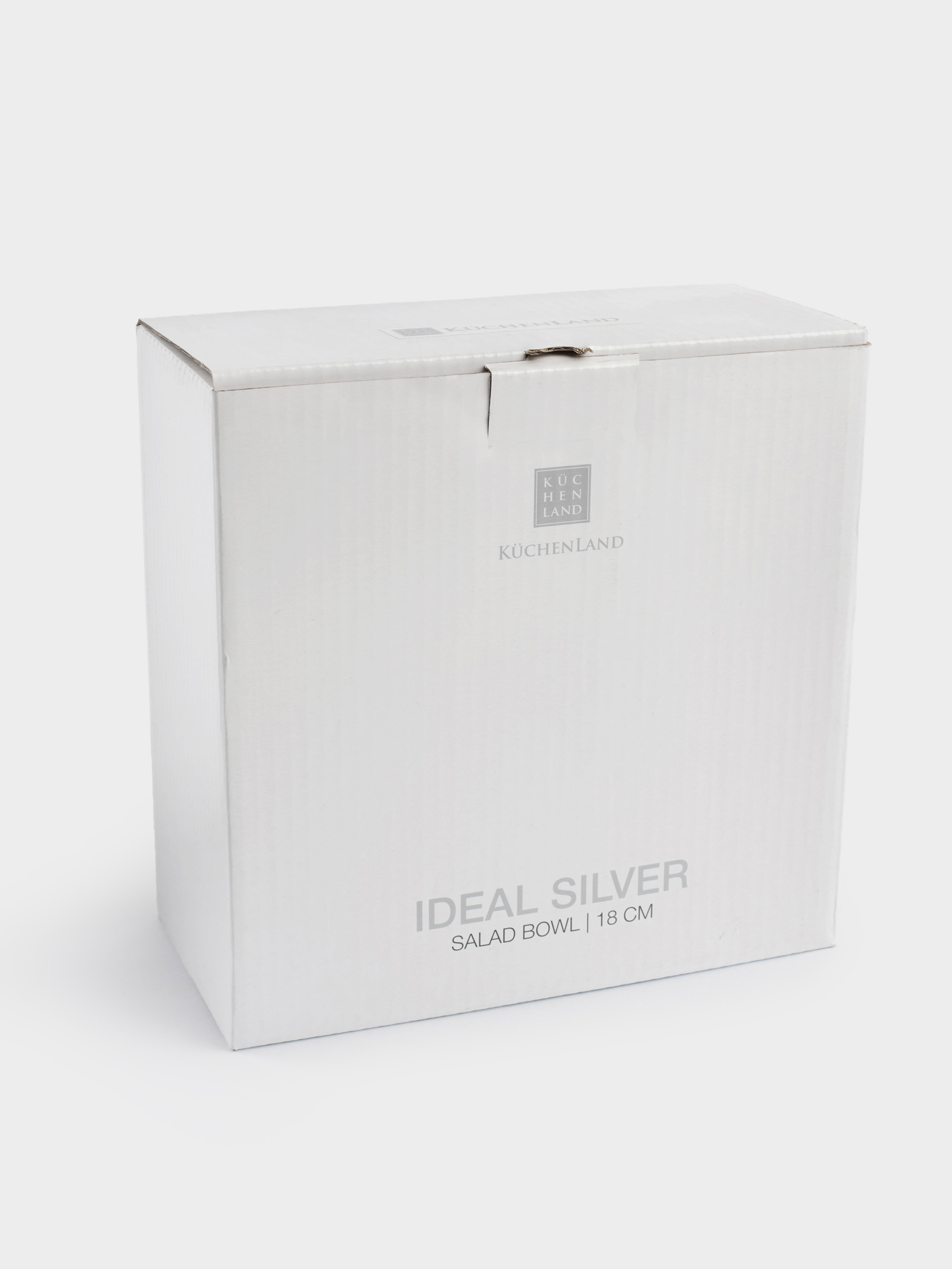 Салатник, 18х8 см, 1,2 л, фарфор F, белый, Ideal silver, image-4