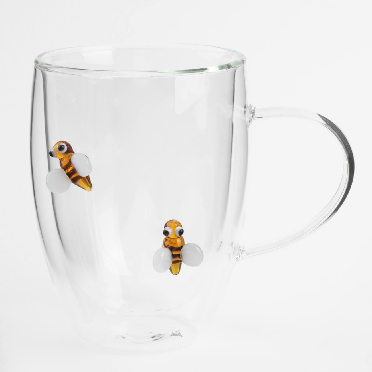 Кружка, 350 мл, стекло Б, Пчелы, Air decor изображение № 1