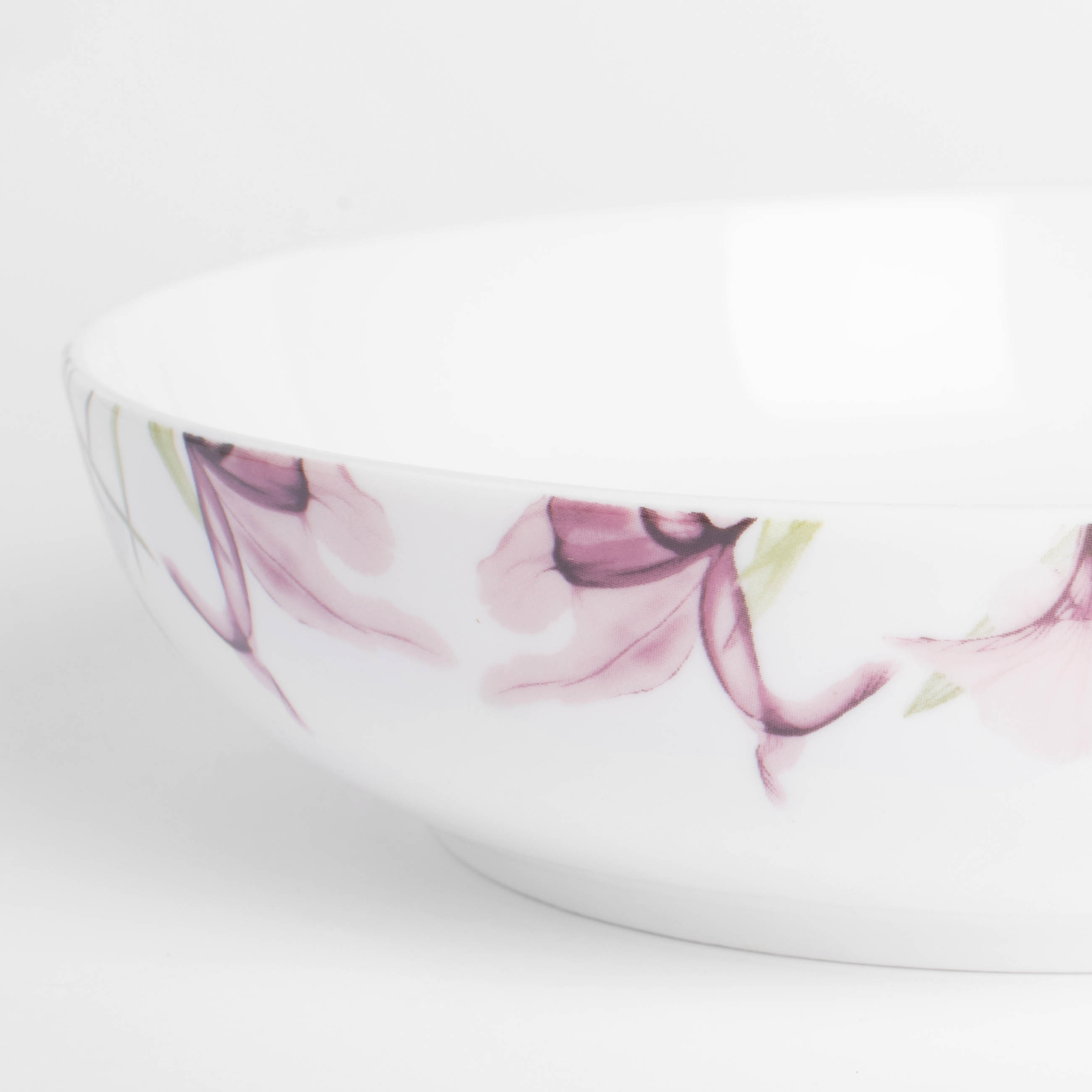 Тарелка суповая, 20х6 см, фарфор N, белая, Пастельные цветы, Pastel flowers изображение № 5