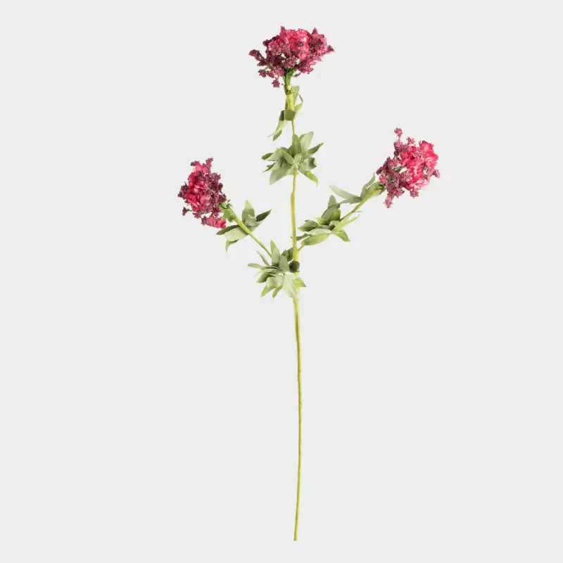 Ветка декоративная, 73 см, пенопласт/бумага, Розовые цветы, Flower garden