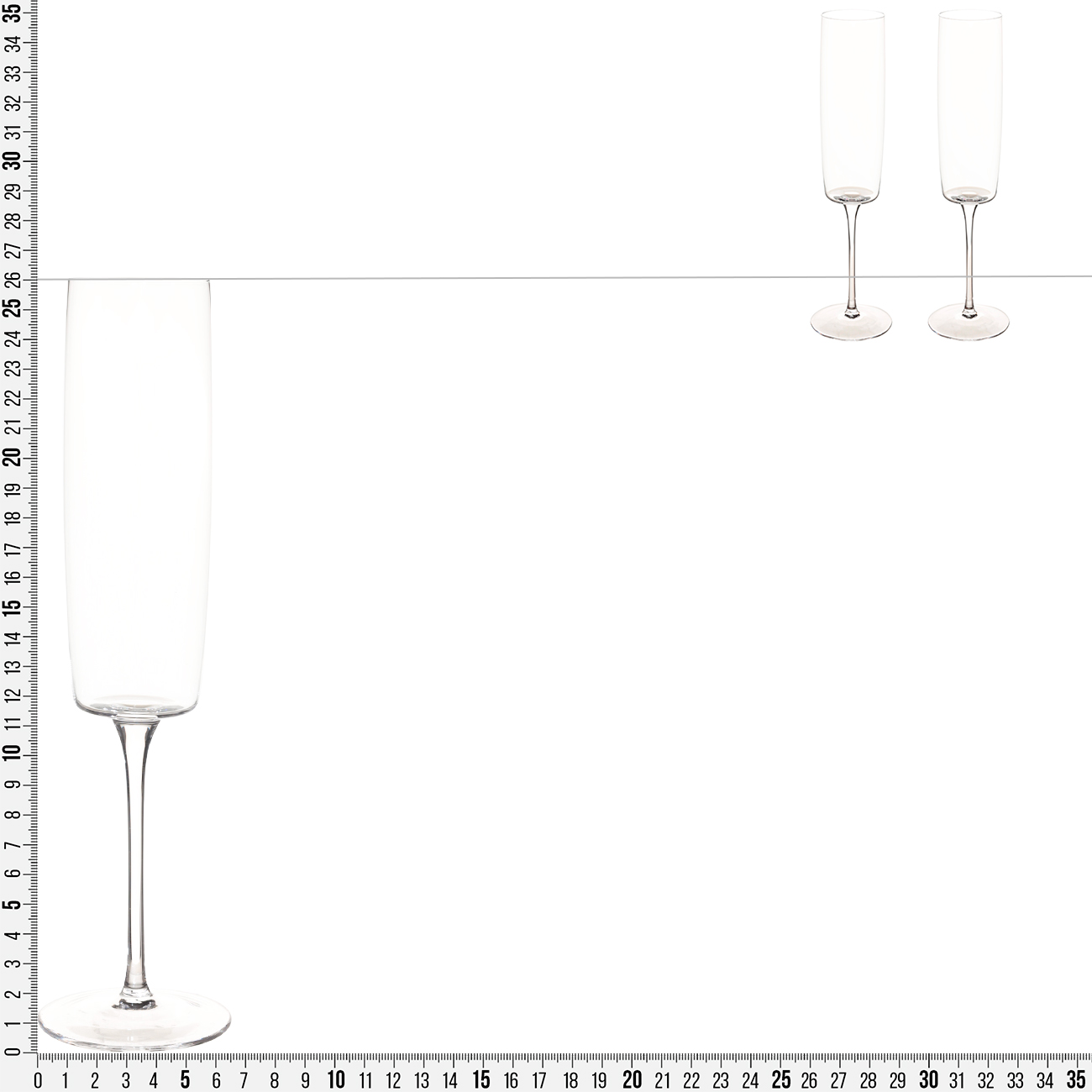 Бокал для шампанского, 260 мл, 2 шт, стекло, Lienza изображение № 4