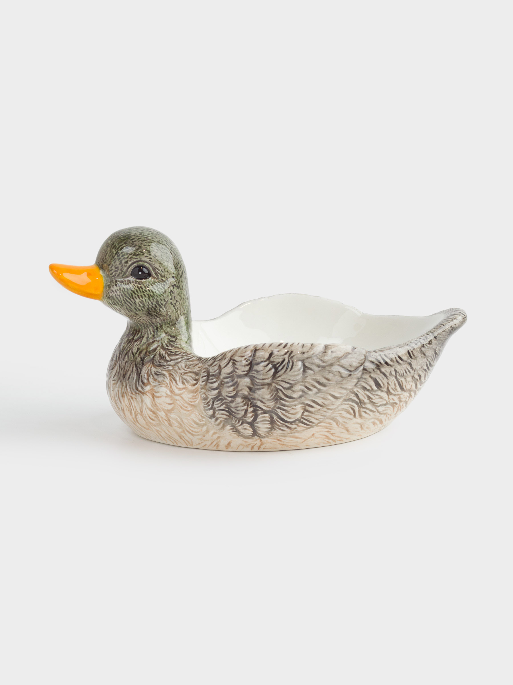 Блюдо глубокое, 23х12 см, керамика, Утка, Duck, image-2