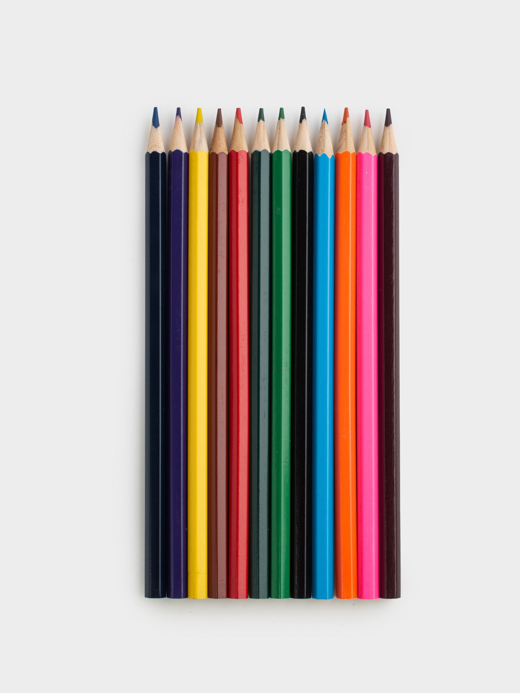 Набор карандашей, 12 шт, 17 см, цветные, в тубе с точилкой, Draw, image-4