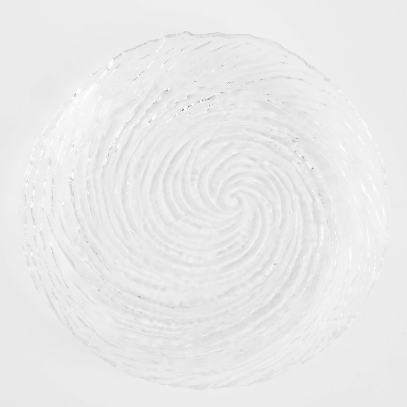 

Тарелка закусочная, 20 см, стекло, Вихрь, Swirl