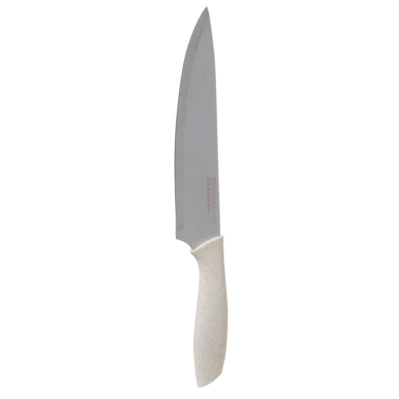 Нож поварской, 20 см, сталь/пластик, молочный, Speck-light дуршлаг 22 см с двумя ручками сталь молочный soft