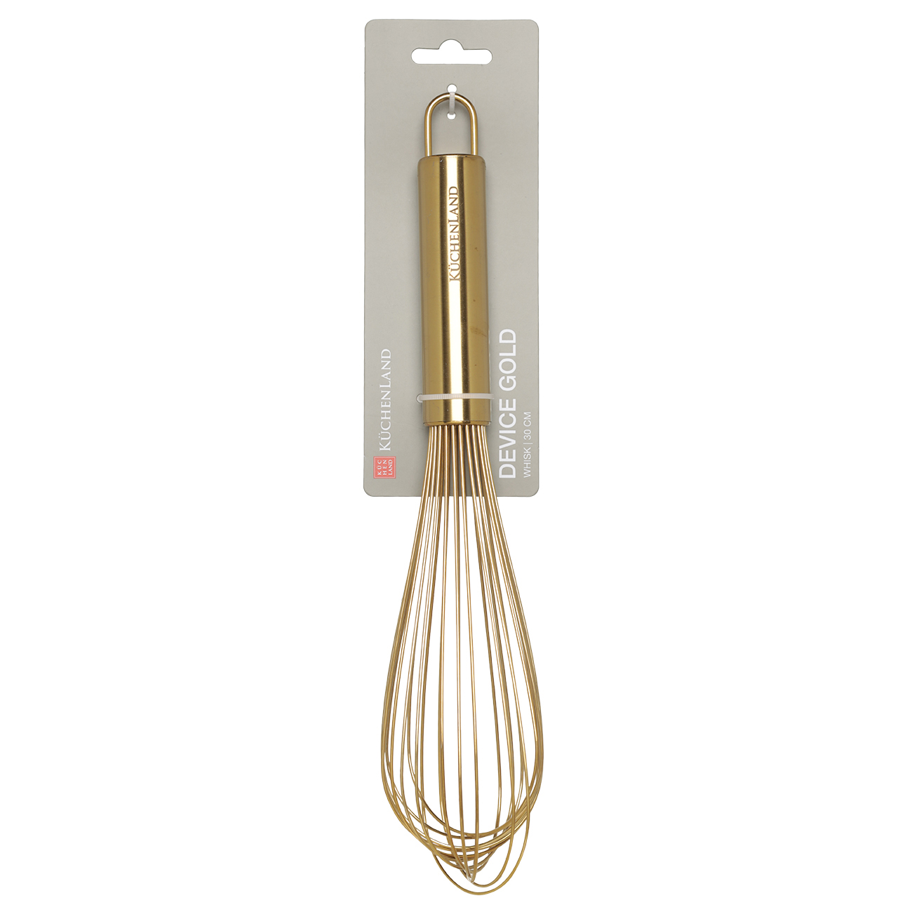 Венчик, 29 см, сталь, золотистый, Device gold, image-1