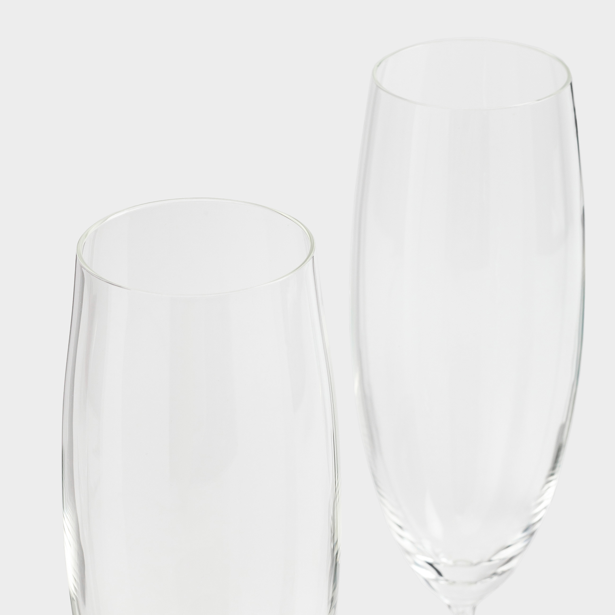 Бокал для шампанского, 180 мл, 2 шт, стекло/стразы, Crystal decor, image-1