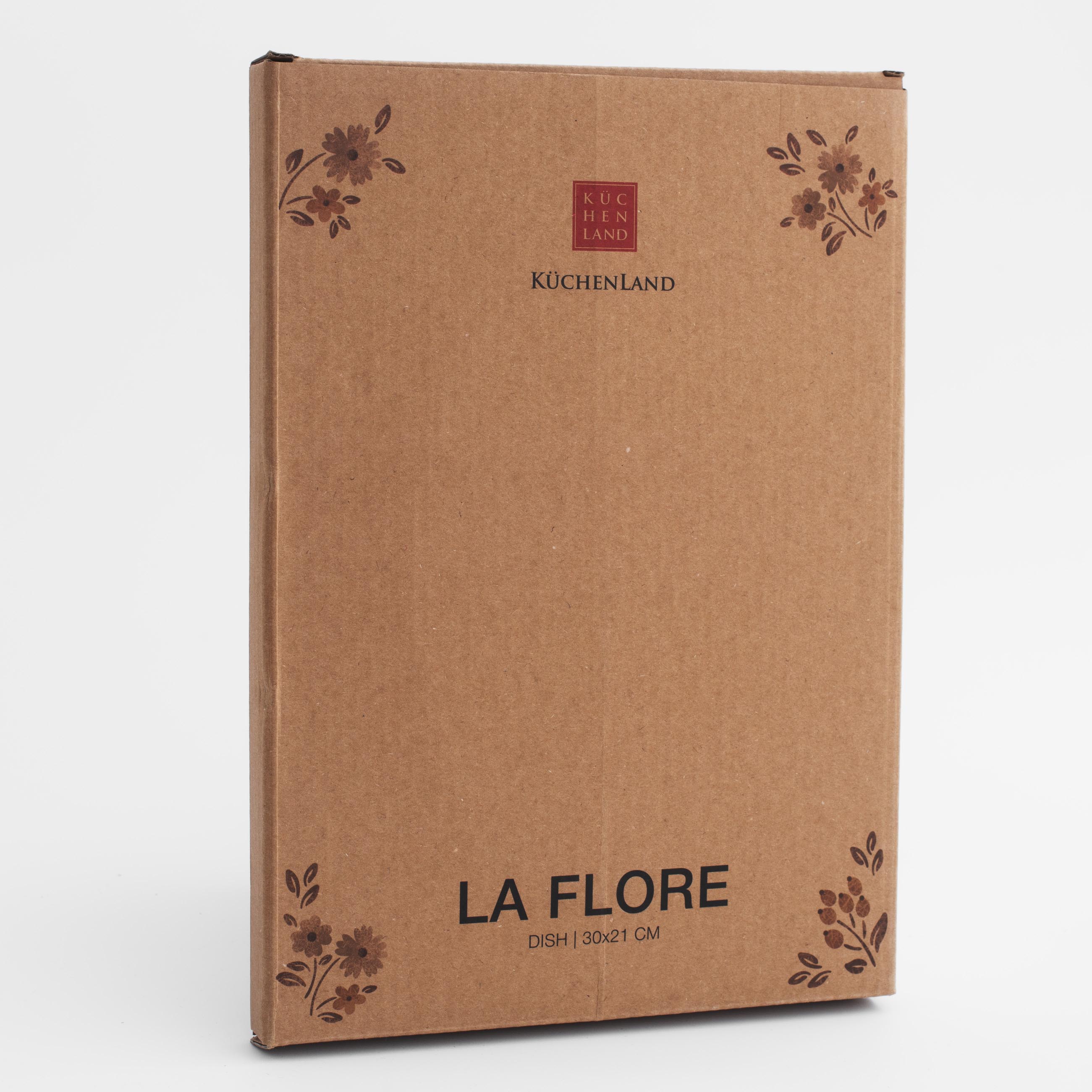 Блюдо, 30х21 см, фарфор N, белое, овальное, Винтажные цветы, La flore изображение № 5