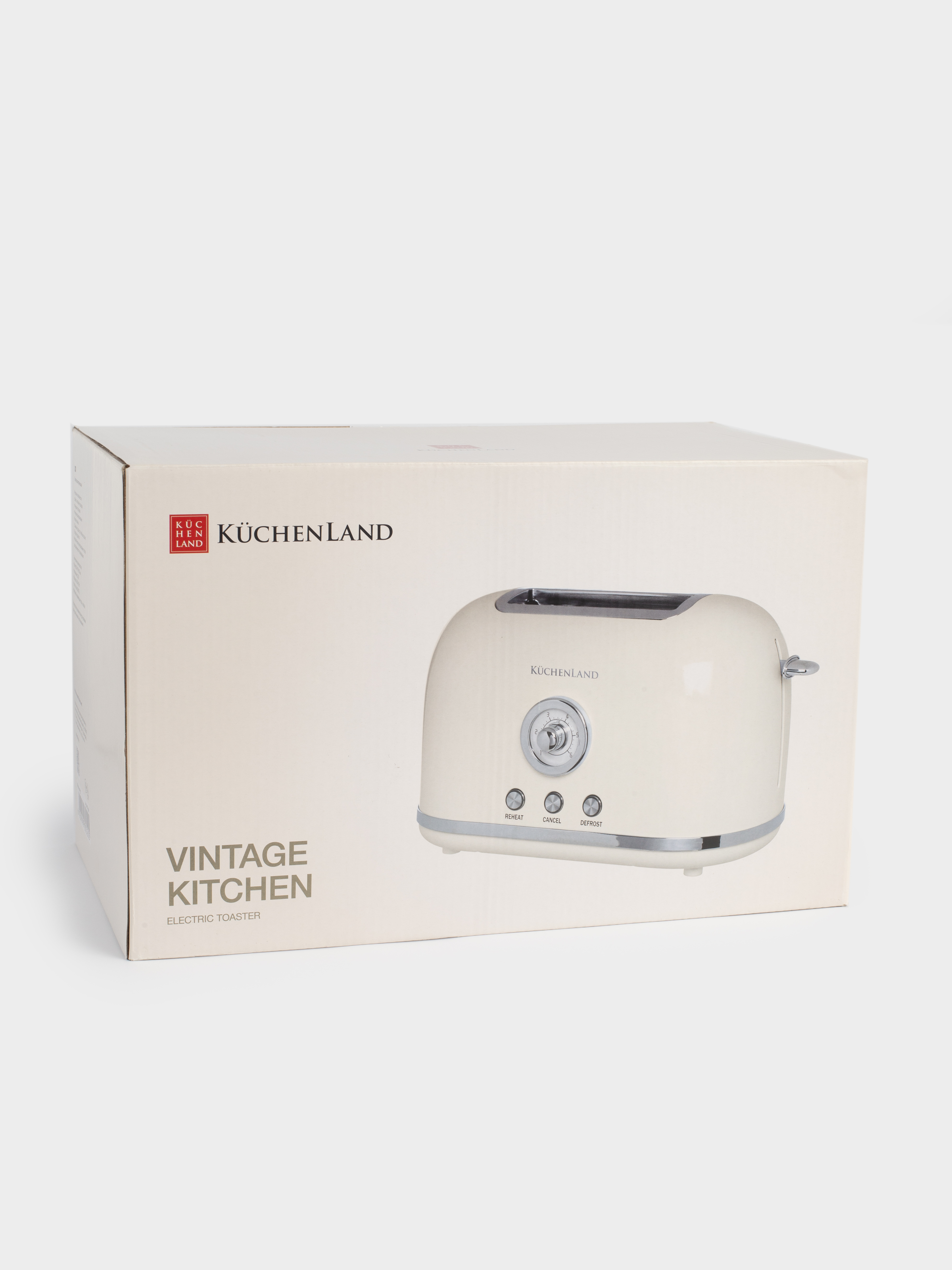 Тостер электрический, 685-815 Вт, 6 режимов, металл/пластик, бежевый, Vintage kitchen, image-6