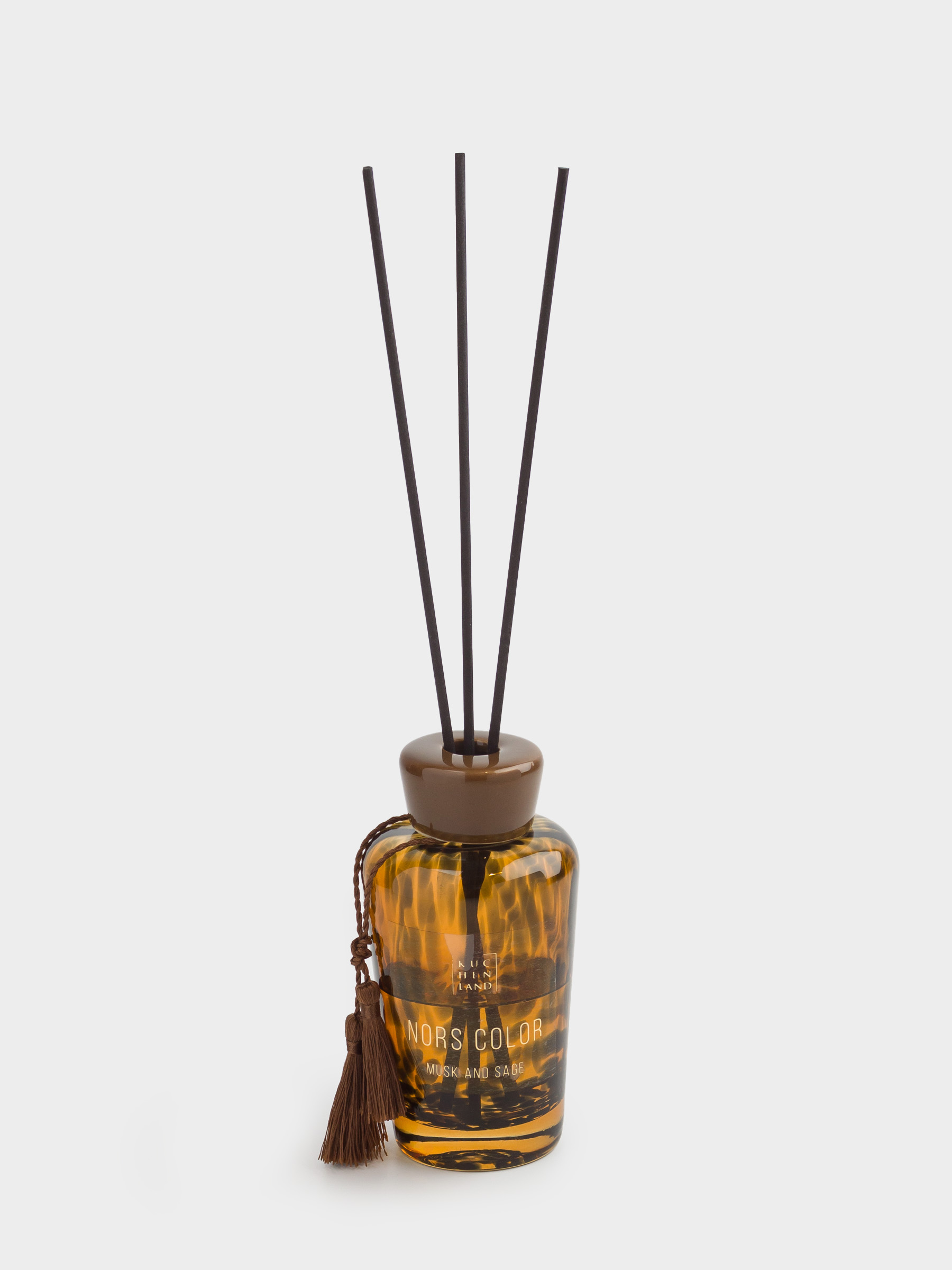 Ароматический диффузор, 200 мл, с кисточкой, Musk and Sage, Анималистичный узор, Nors color, image-0