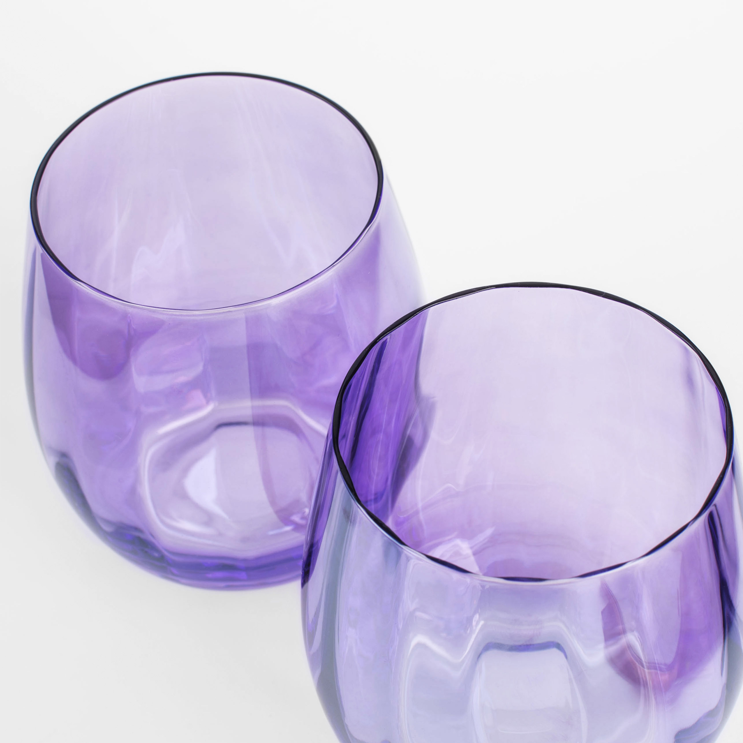 Стакан, 450 мл, 2 шт, стекло, фиолетовый, Filo R color изображение № 3