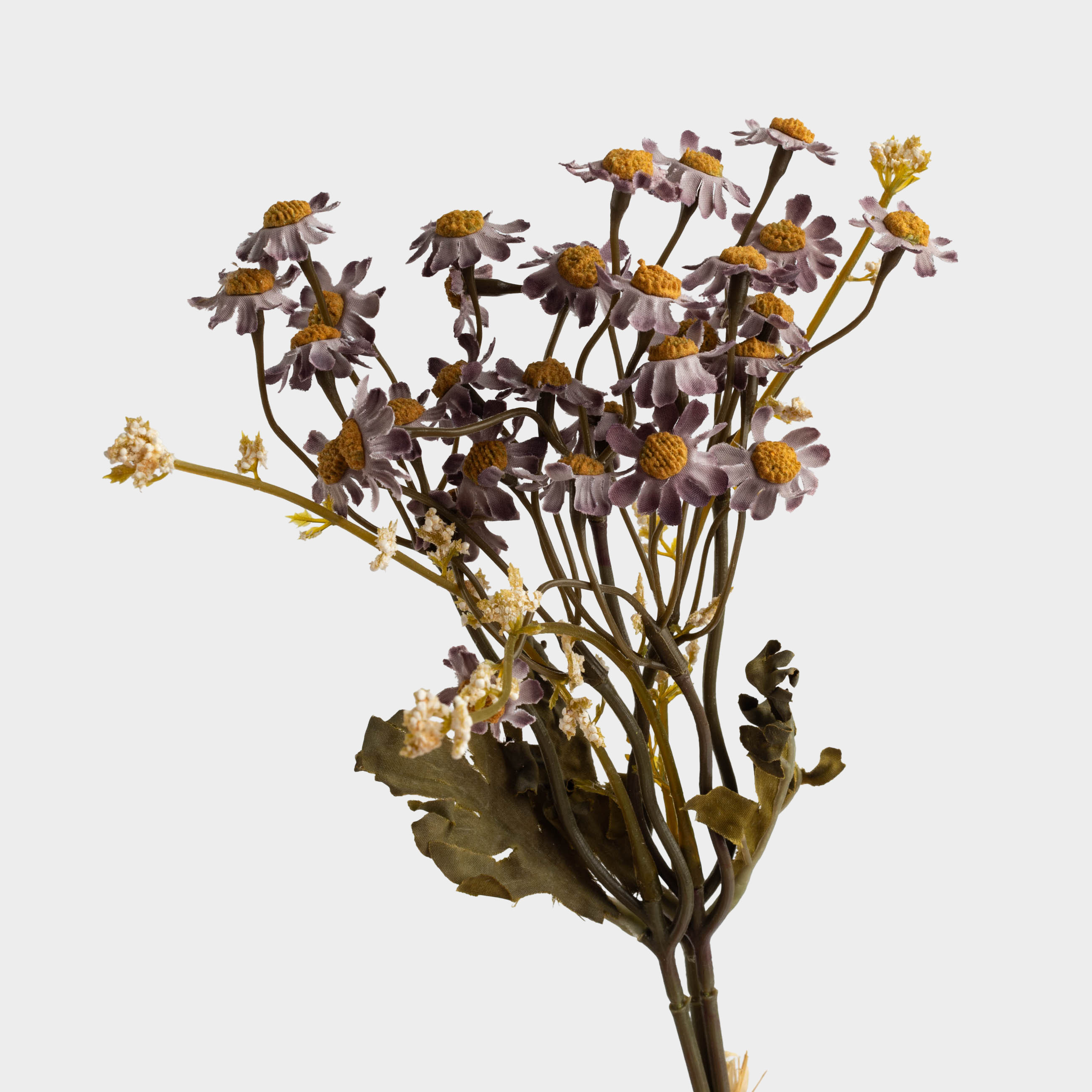 Букет декоративный, 35 см, пластик/полиэстер, Лиловые ромашки, Daisies, image-1