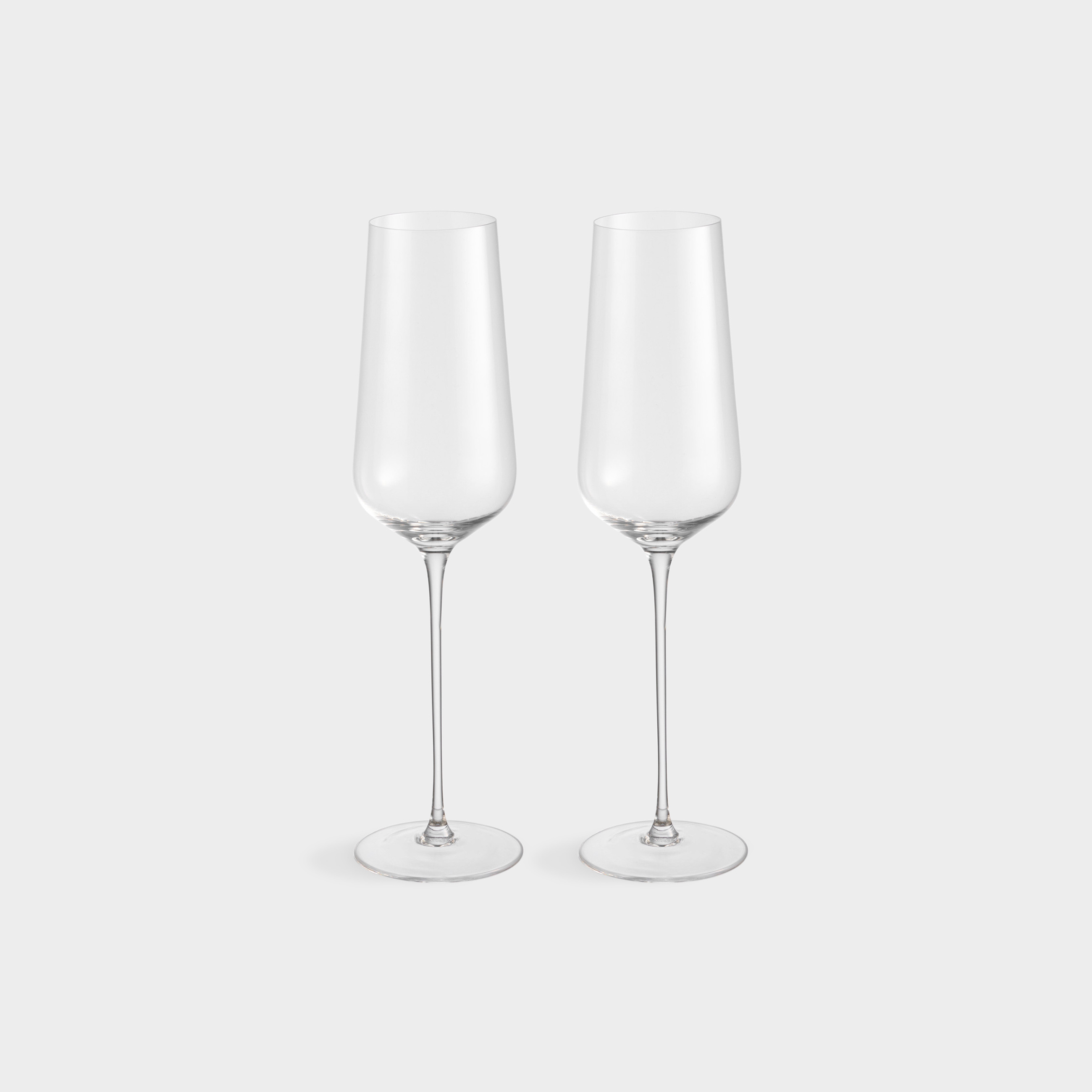 Бокал для шампанского 300 мл 2 шт кристальное стекло Ferentino 2290₽