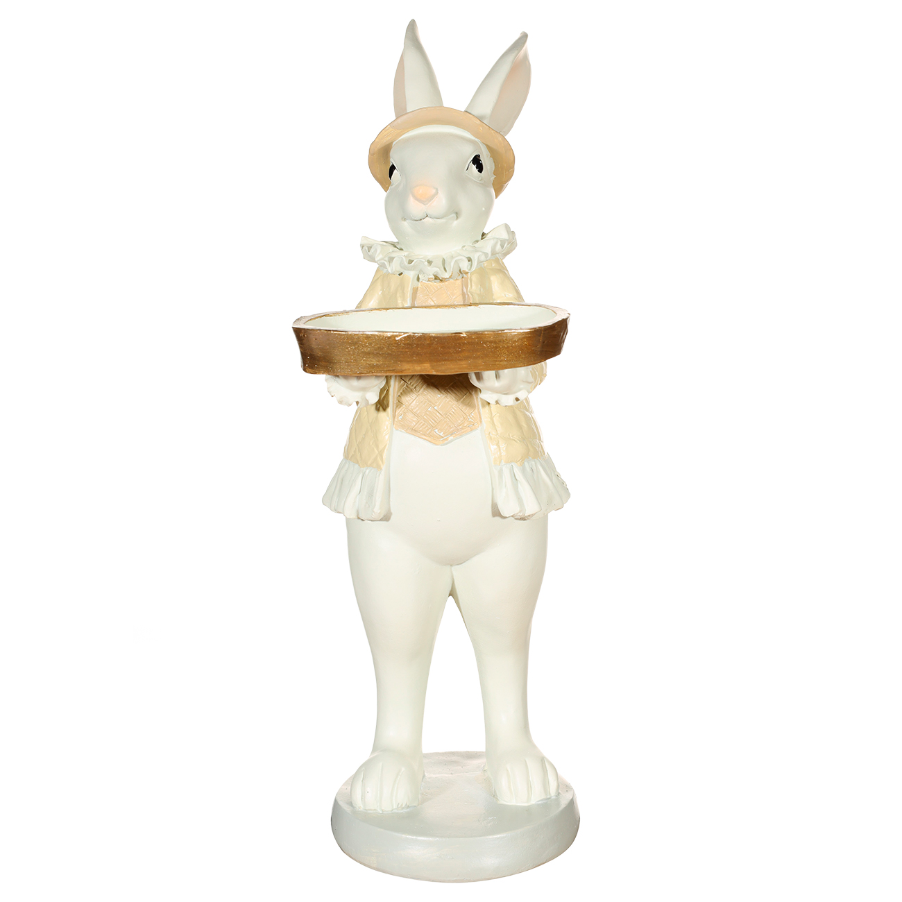 

Статуэтка, 31 см, полирезин, Кролик с подносом, Rabbit