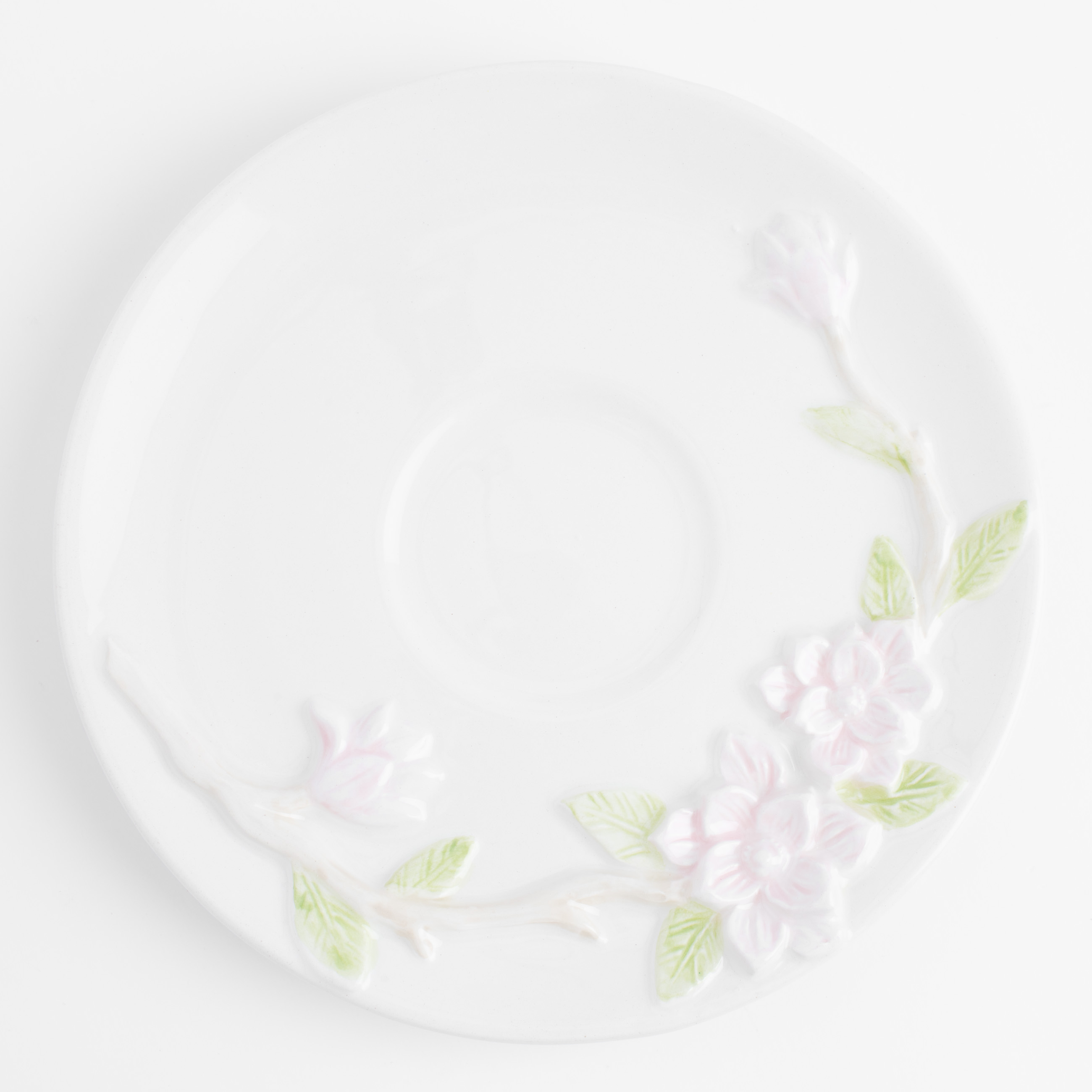 Пара чайная для завтрака, 1 перс, 2 пр, 420 мл, керамика, молочная, Цветы магнолии, Magnolia изображение № 5