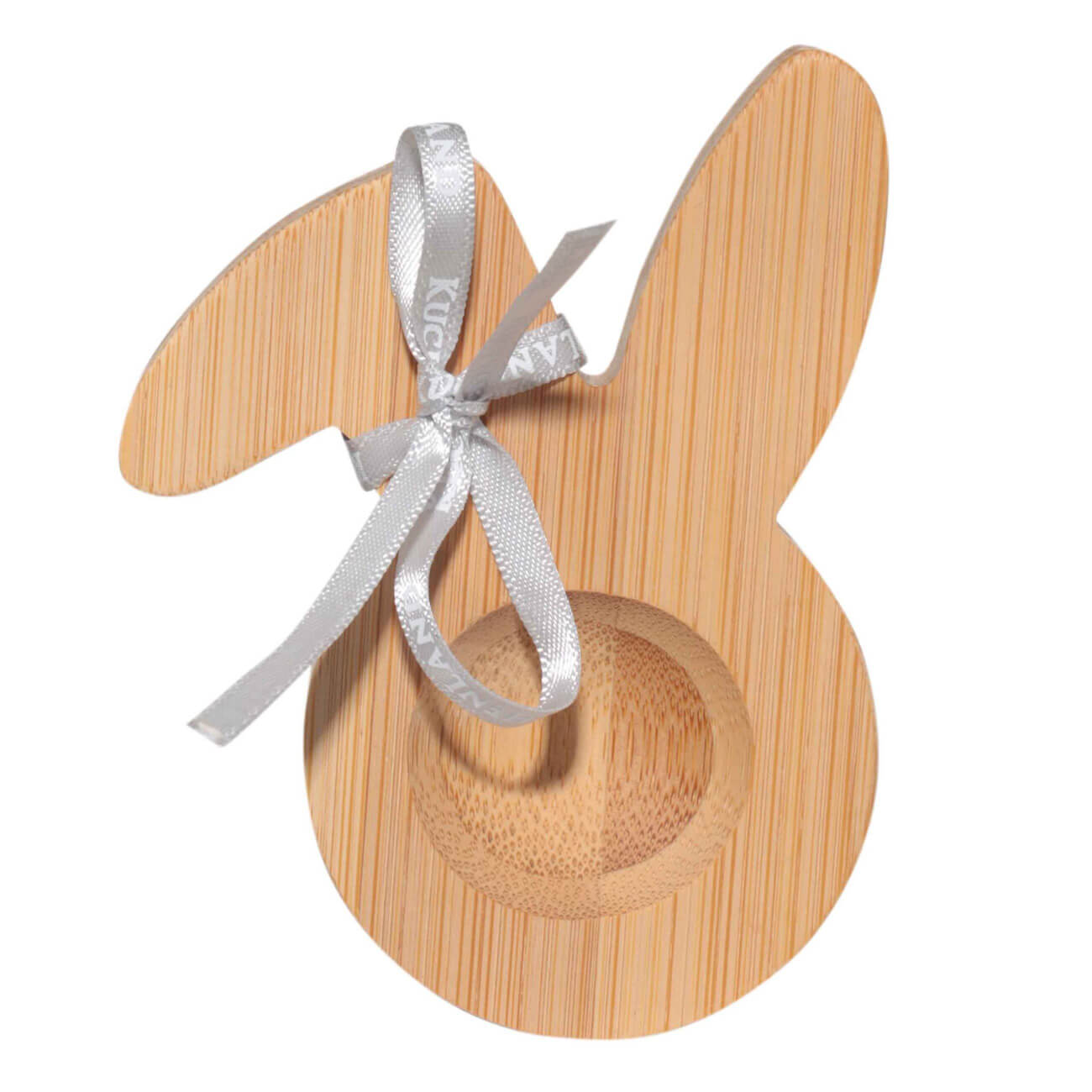 

Подставка для яйца, 9х7 см, бамбук, Кролик, Natural Easter