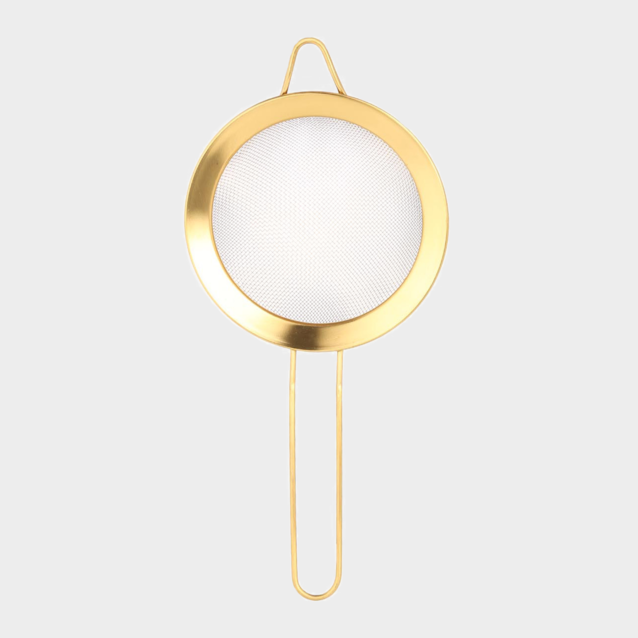 Сито 12 см с ручкой сталь золотистое Device gold 990₽