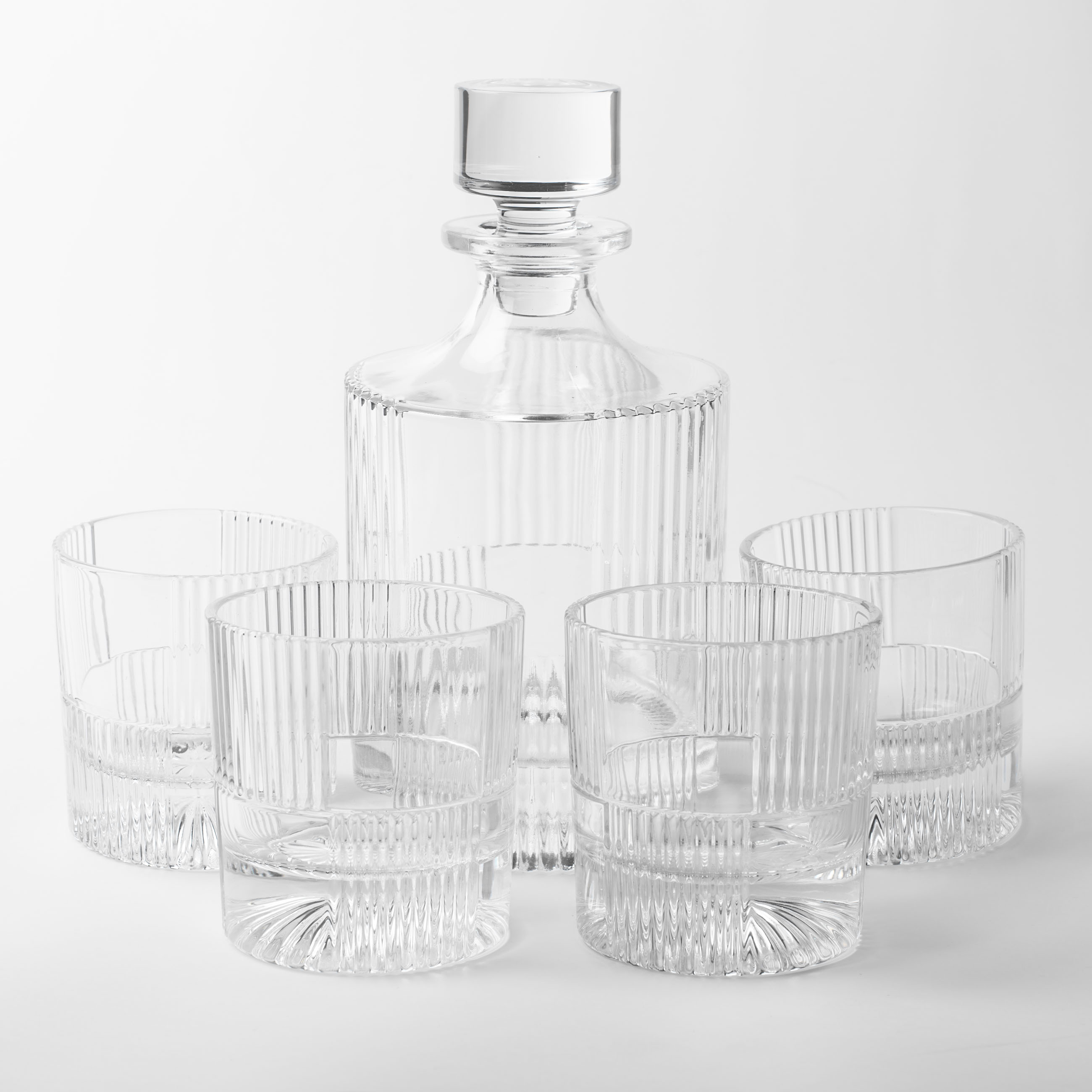 Набор для виски 4 перс 5 пр графинстаканы стекло Р Ribby 4990₽