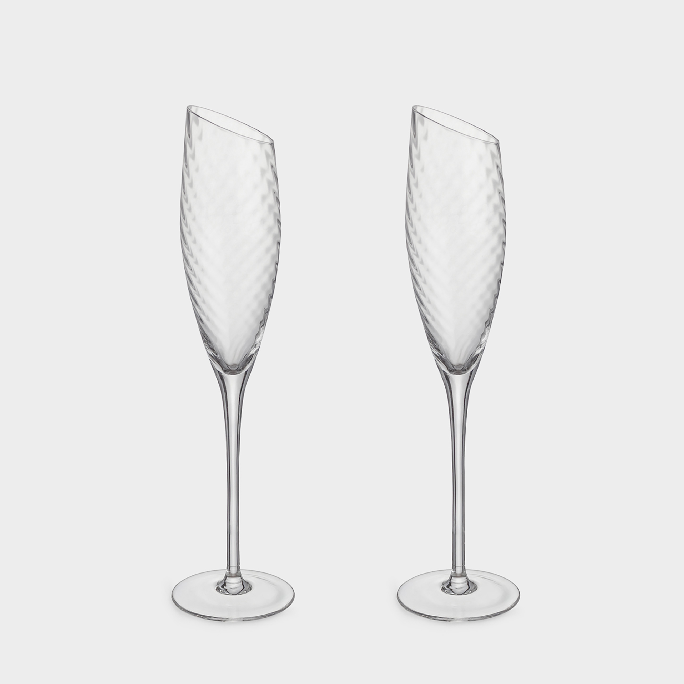 Бокал для шампанского 170 мл 2 шт кристальное стекло Charm V 2190₽