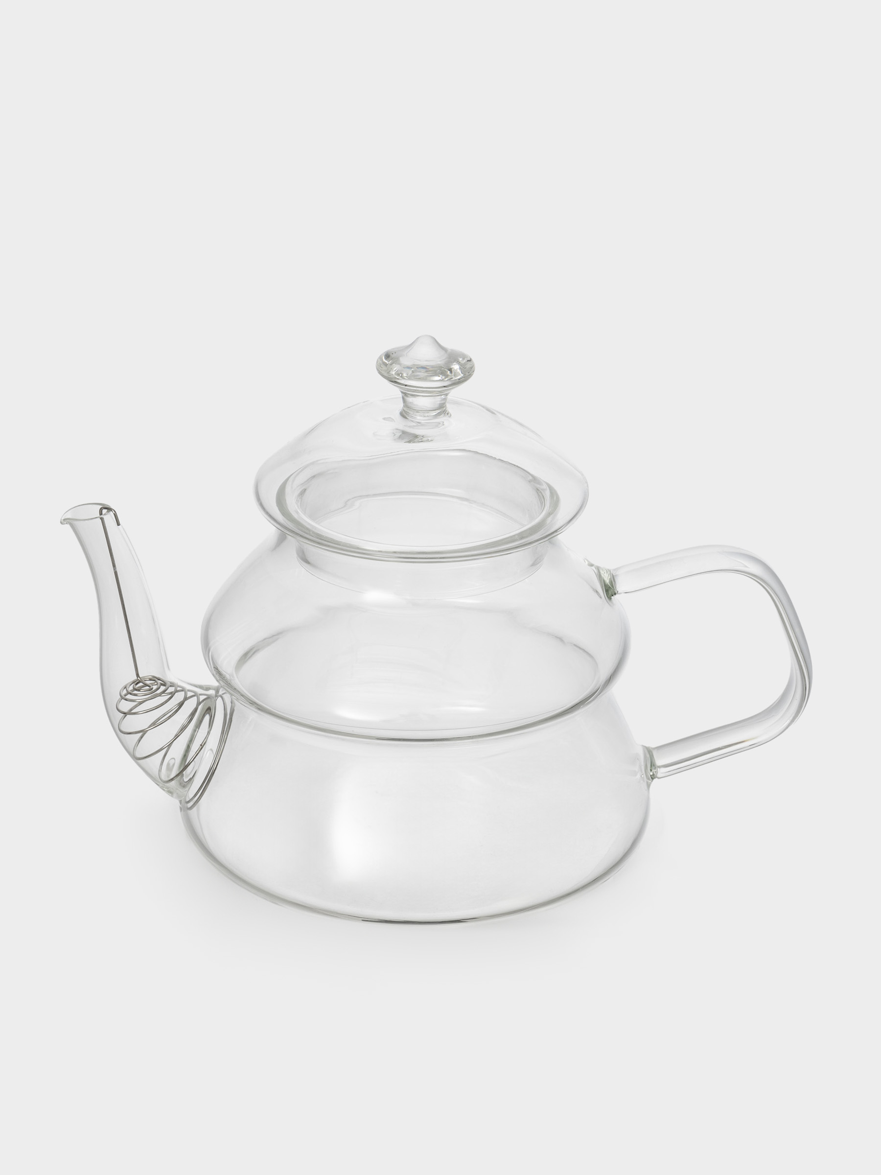 Чайник заварочный, 850 мл, стекло Б/сталь, Елка со звездой, Shape, image-0