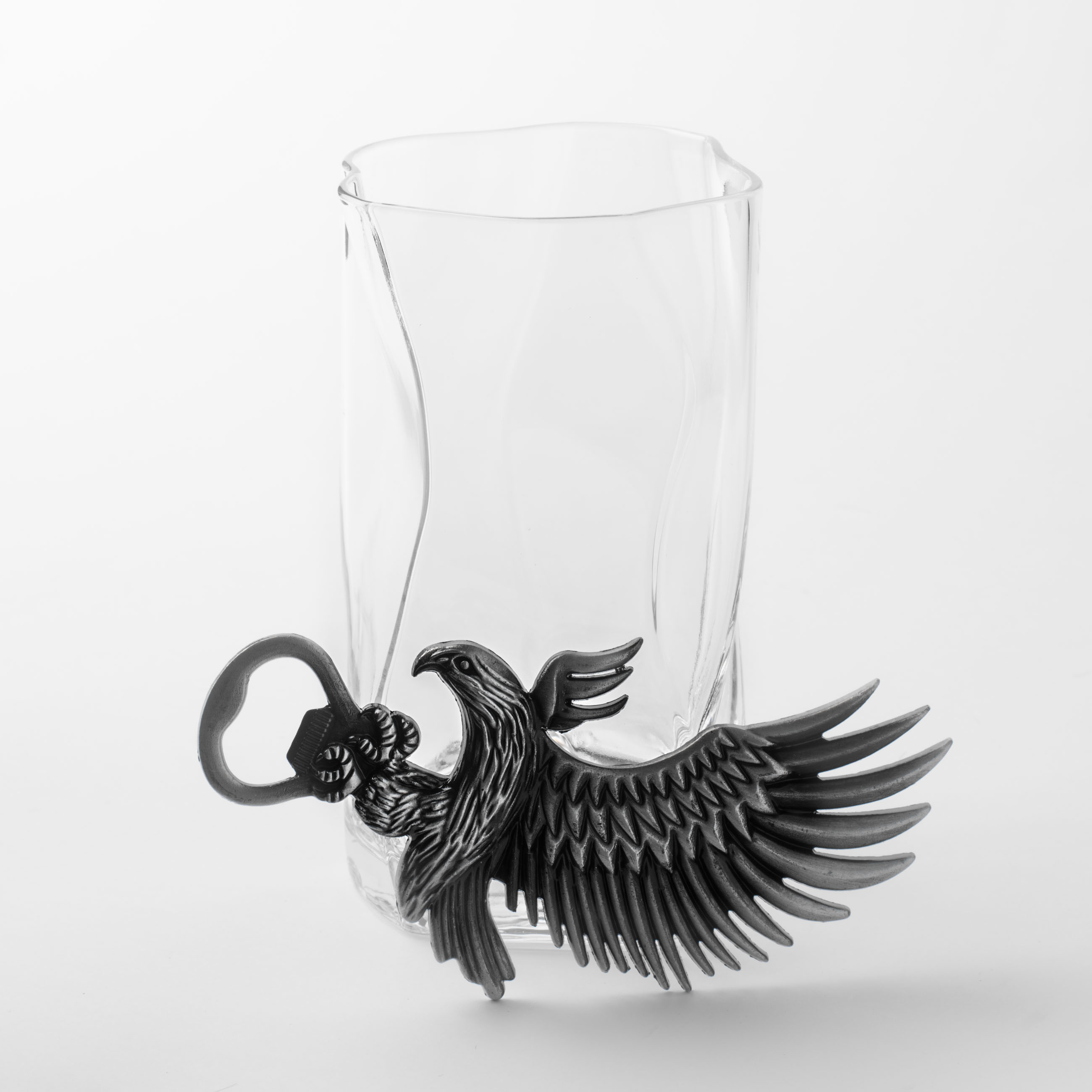 Набор для пива, 1 перс, 2 пр, с открывалкой, стекло/металл, Орел, Eagle изображение № 3