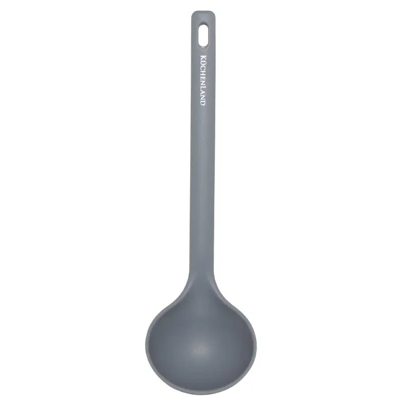 Половник, 30 см, силикон, серый, Grey steel ,image-0