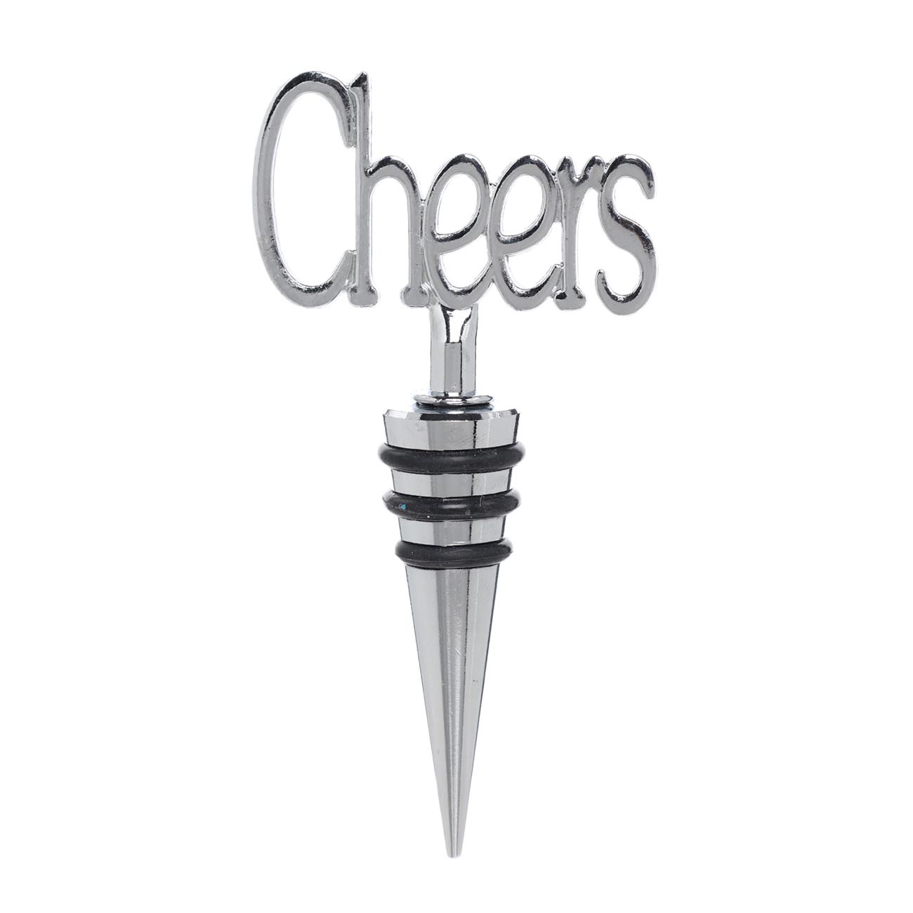 

Пробка для винной бутылки, 11 см, металл, серебристая, Cheers, Fantastic