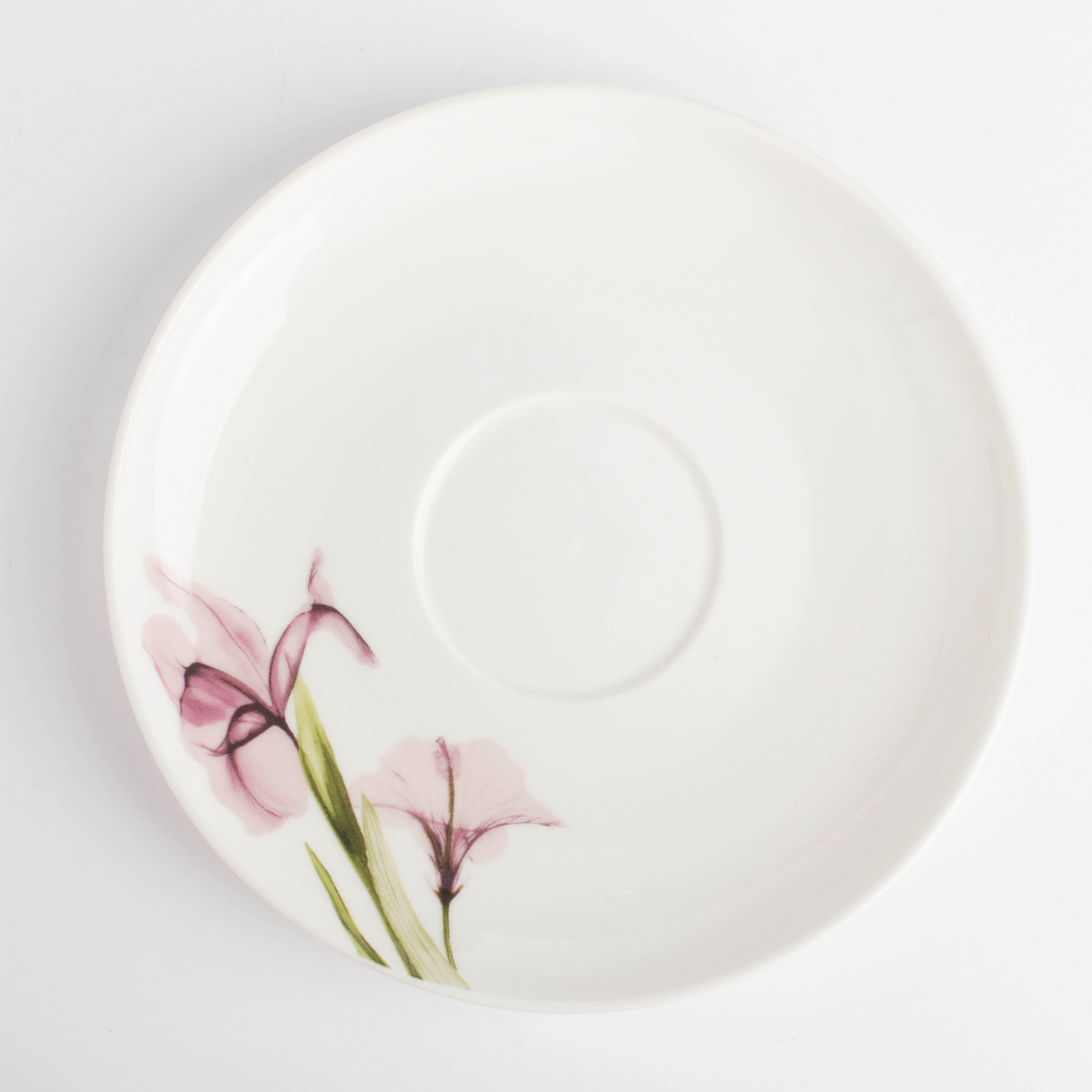 Пара чайная, 6 перс, 12 пр, 220 мл, фарфор N, белая, Пастельные цветы, Pastel flowers изображение № 7