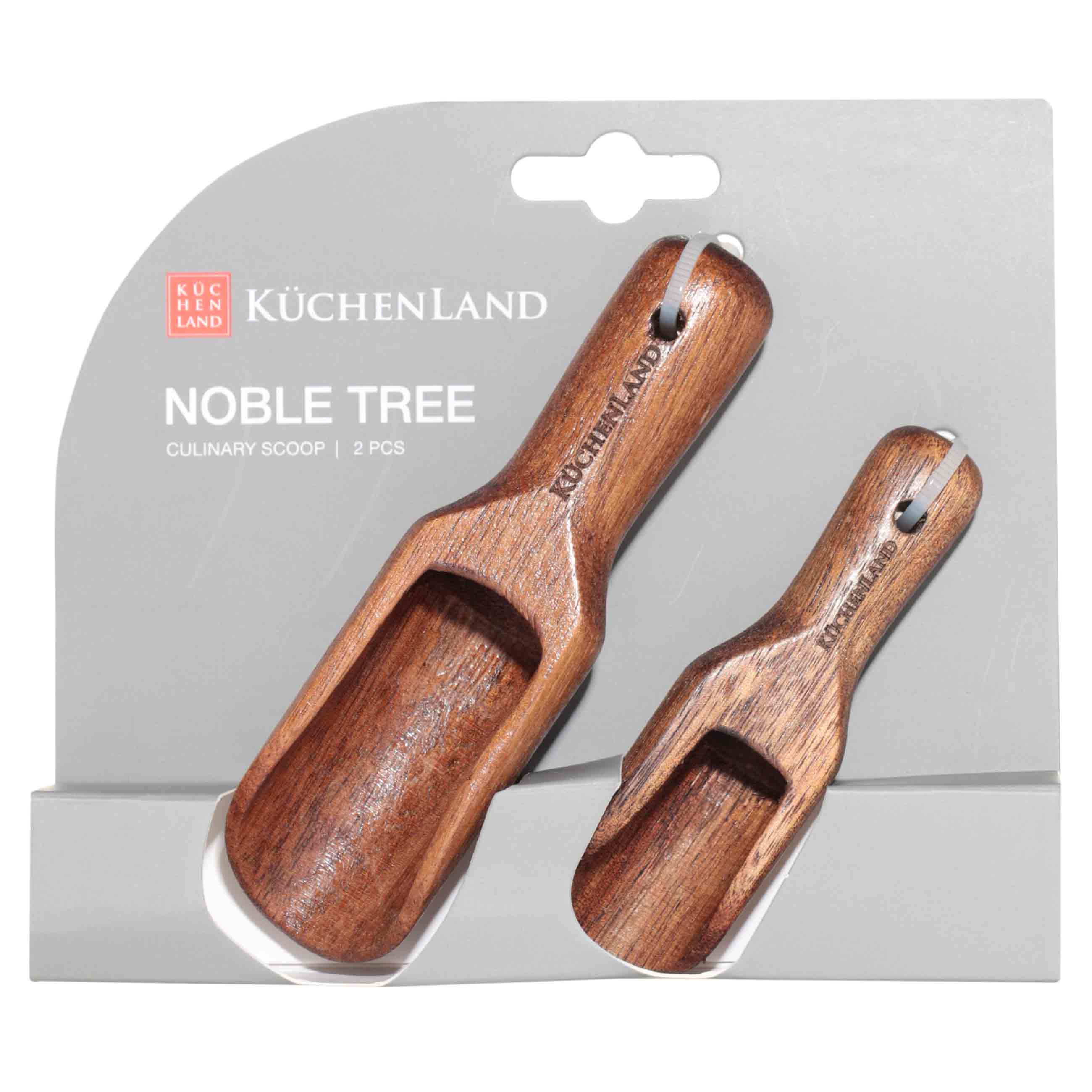 Набор кулинарных совков, 2 шт, дерево, Noble tree, image-3