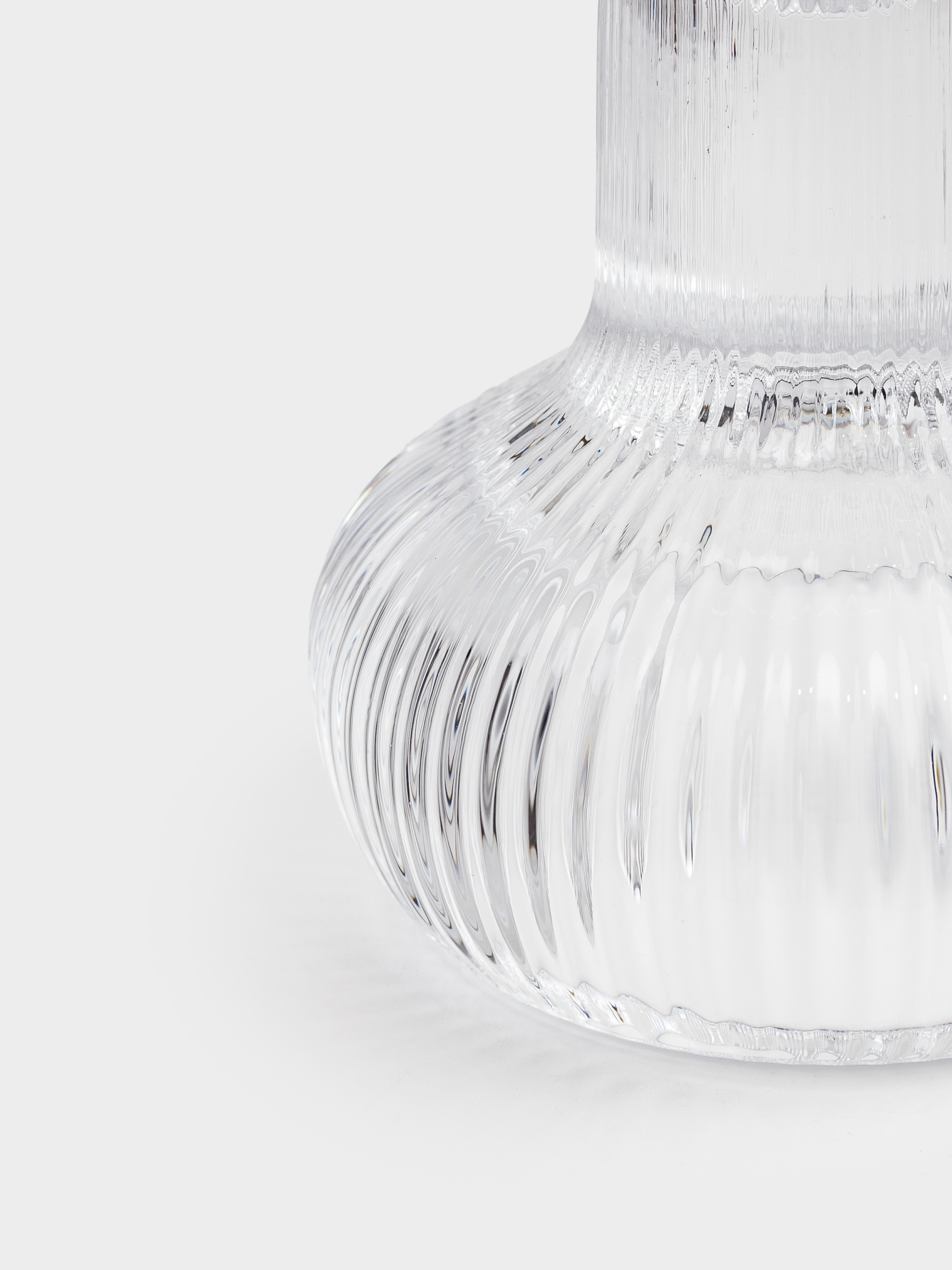 Подсвечник, 11 см, для одной свечи, на ножке, стекло, Ribedic, image-2