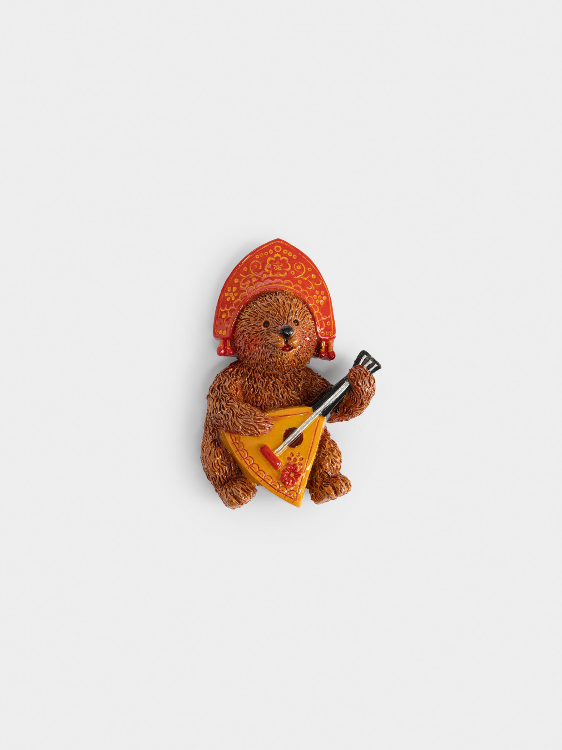 Магнит, 8 см, Медведь с балалайкой, Bear