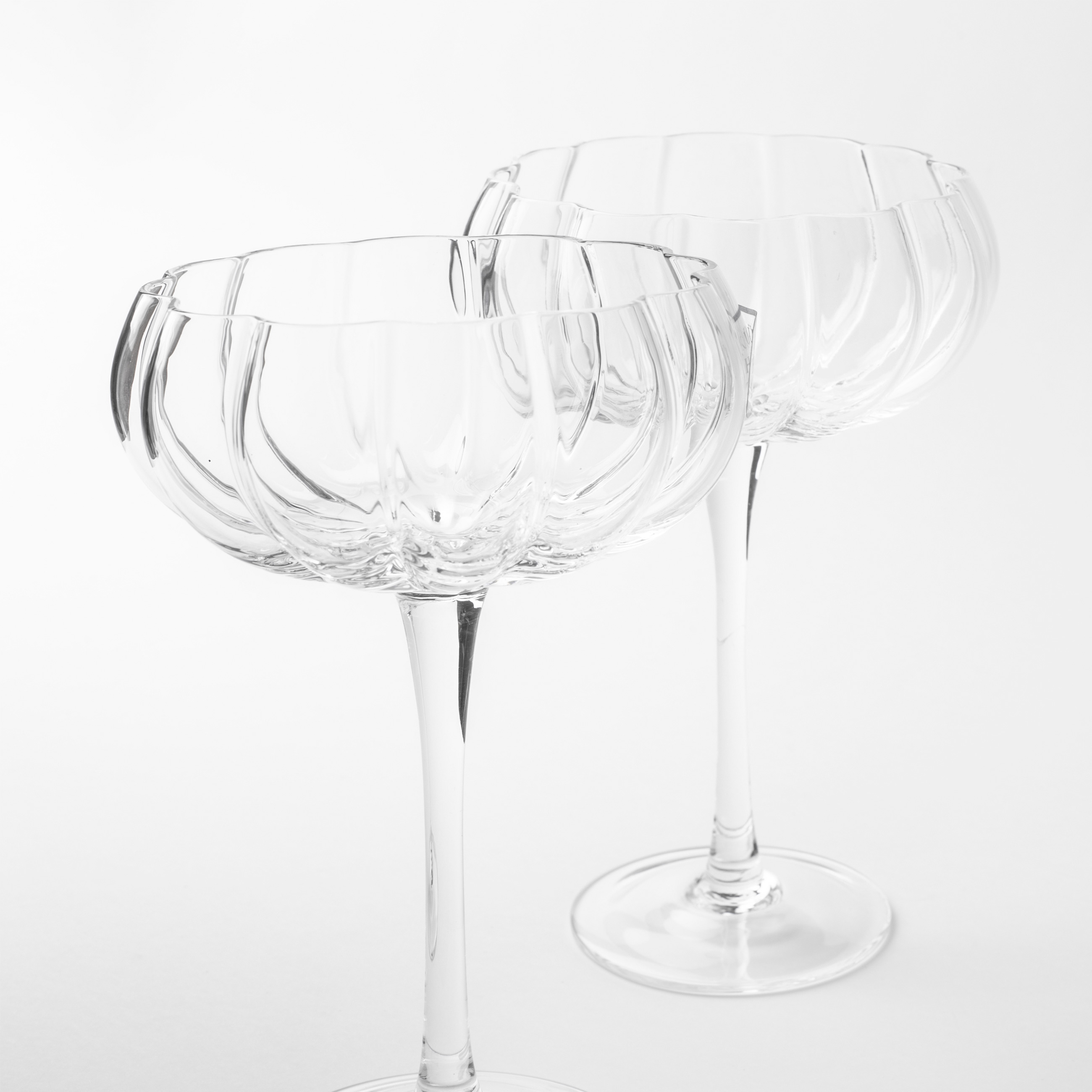 Бокал-креманка для шампанского, 310 мл, 2 шт, стекло, Blossom R изображение № 3