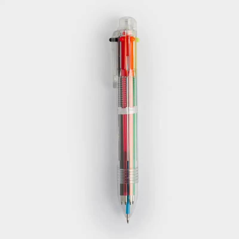 Ручка шариковая, многоцветная, 14 см, 6 цветов, пластик, Draw, image-0