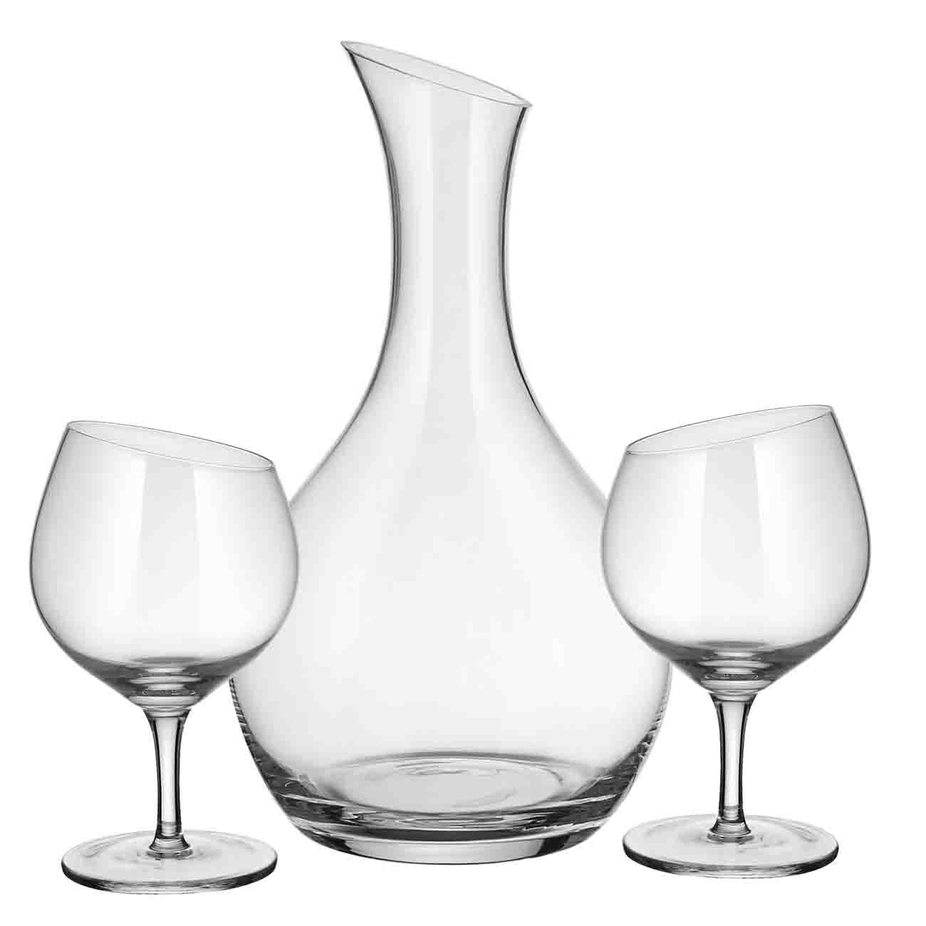 

Набор для коньяка, 2 перс, 3 пр, бокалы/декантер, стекло CG, Charm L